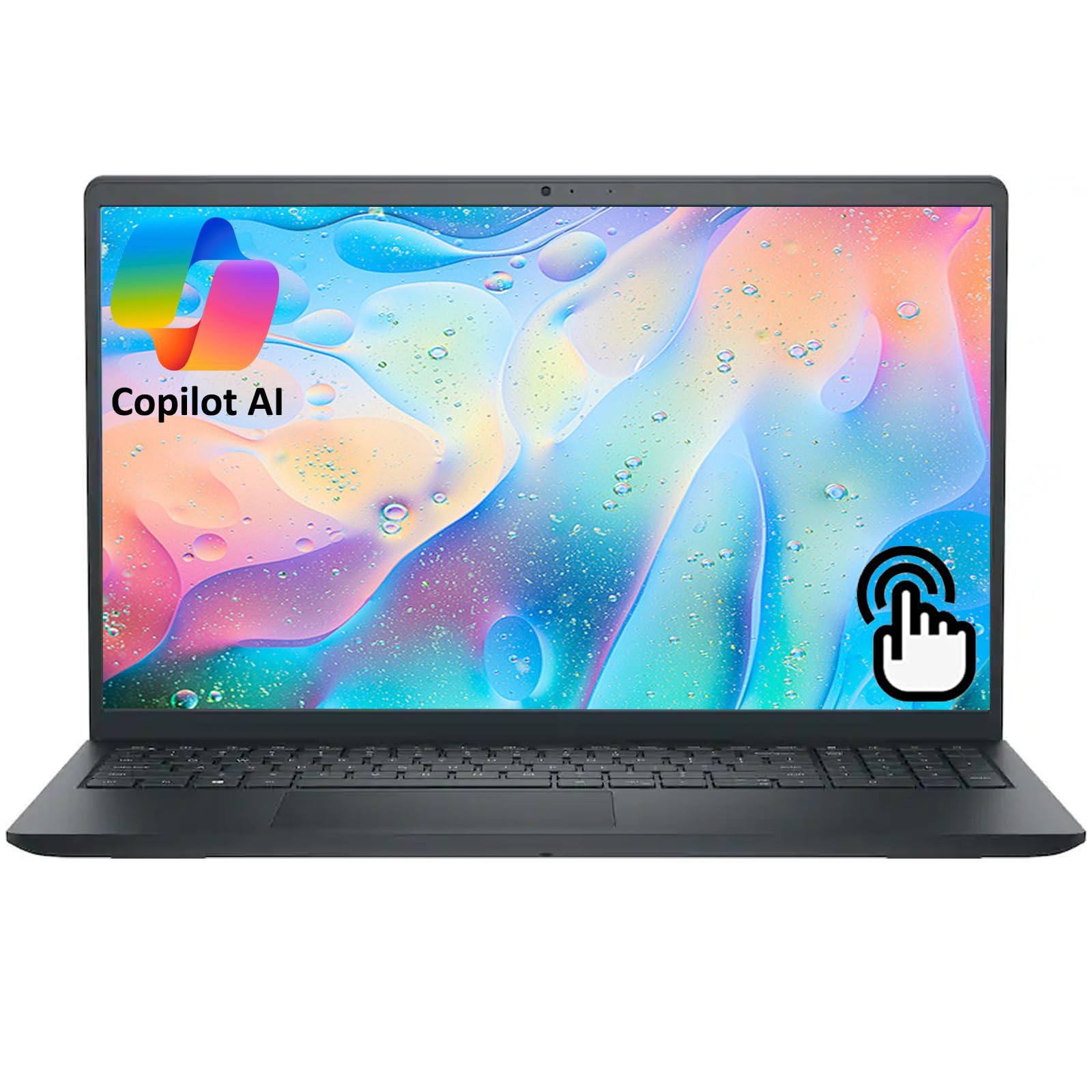 Dell 3530 Inspiron 15.6 FHD Touchscreen Laptop Computer for Business, Home & Student, Intel 10core 13th Gen i51334U, 64GB RAM