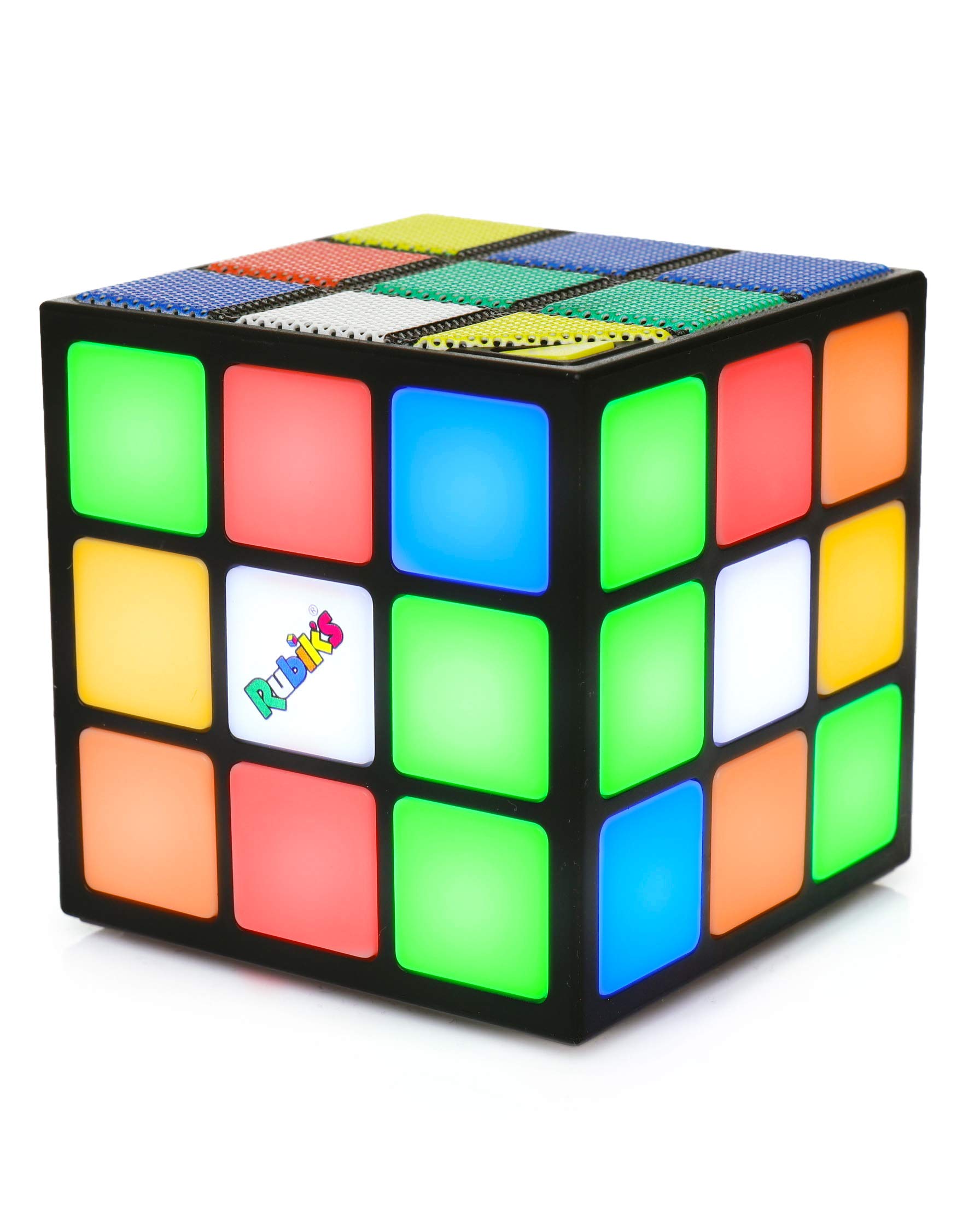 Rubik'S Cube Portable Light Up Cube Speaker