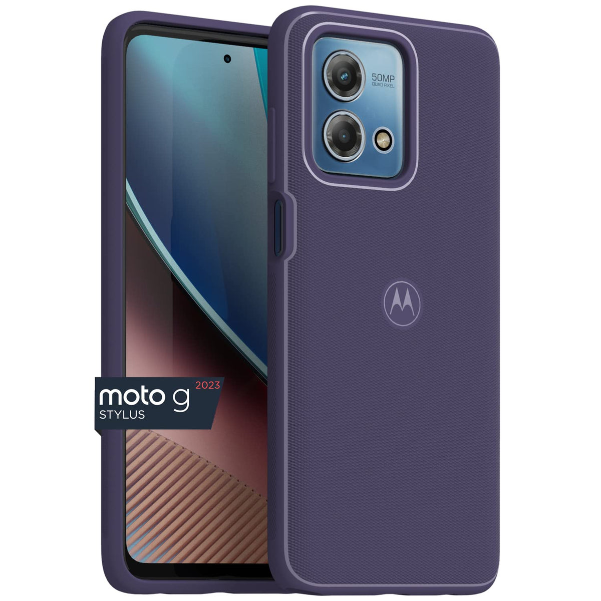 Motorola Moto G Stylus (2023) Textured Protective Case  Daybreak   Precision Fit Shock Absorbing Cases For Enhanced Phone Grip,