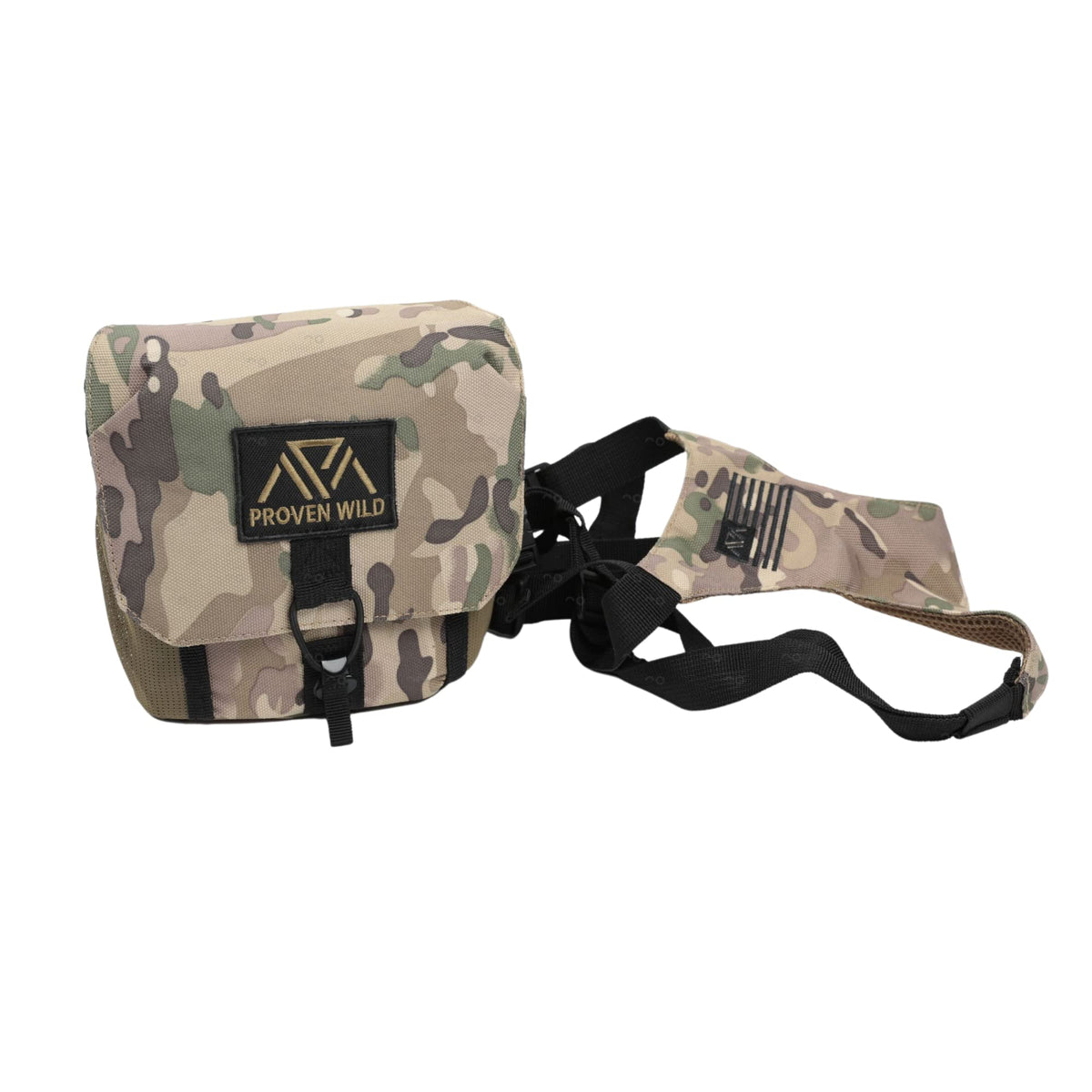 Proven Wild Bino Harness Binocular Harness Chest Pack Made Of Waterproof 900D Nylon | Binocular Harness For Hunting Case With Ad