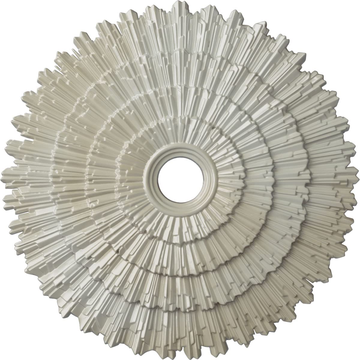 Ekena Millwork CM24ENFBS 24-3/4 x 3-1/4 x 1-7/8 Eryn Ceiling Medallion, Flash Blue