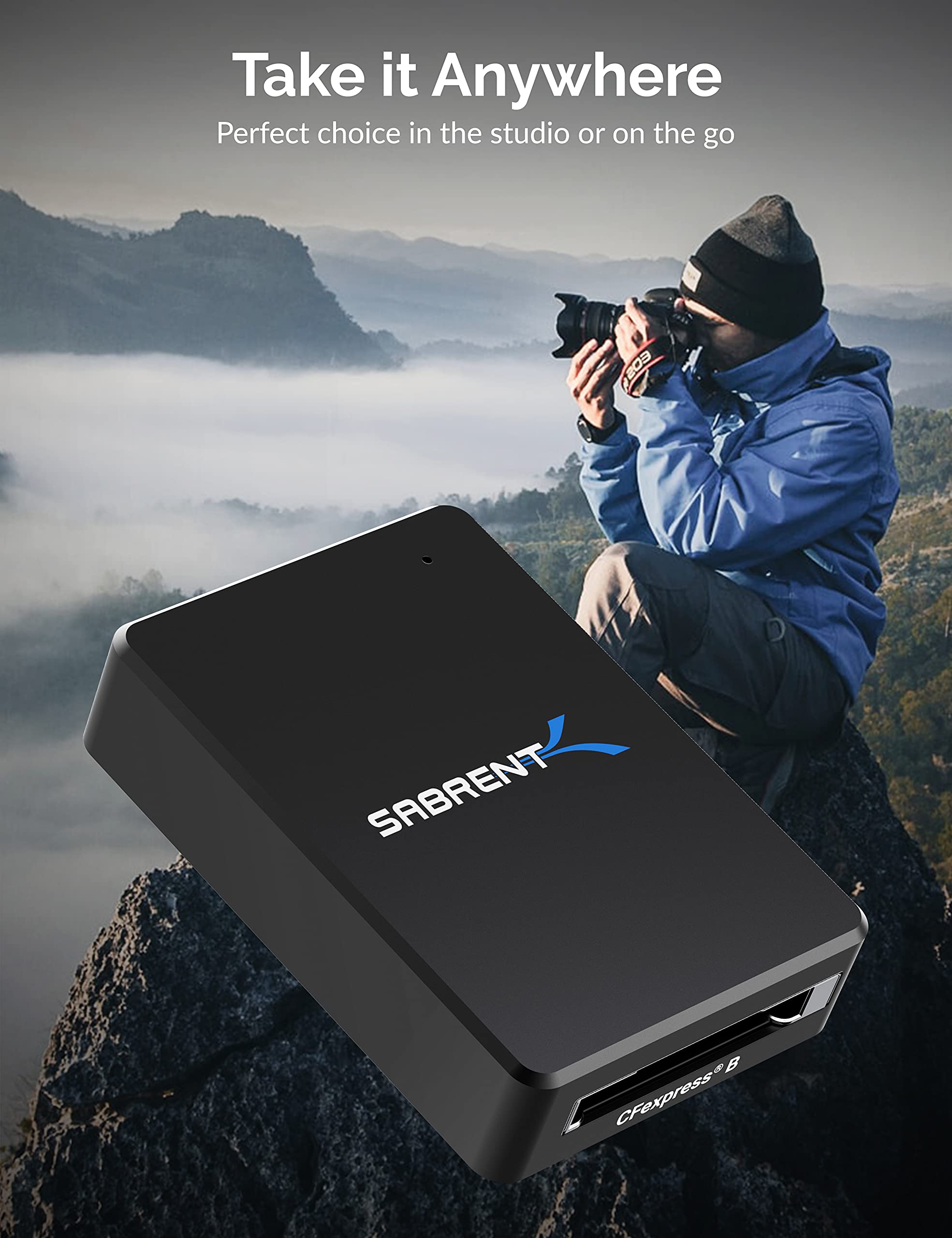 Sabrent Cfexpress Type B Card Reader With Usb 3.2 10Gbps (Cr Cfer)