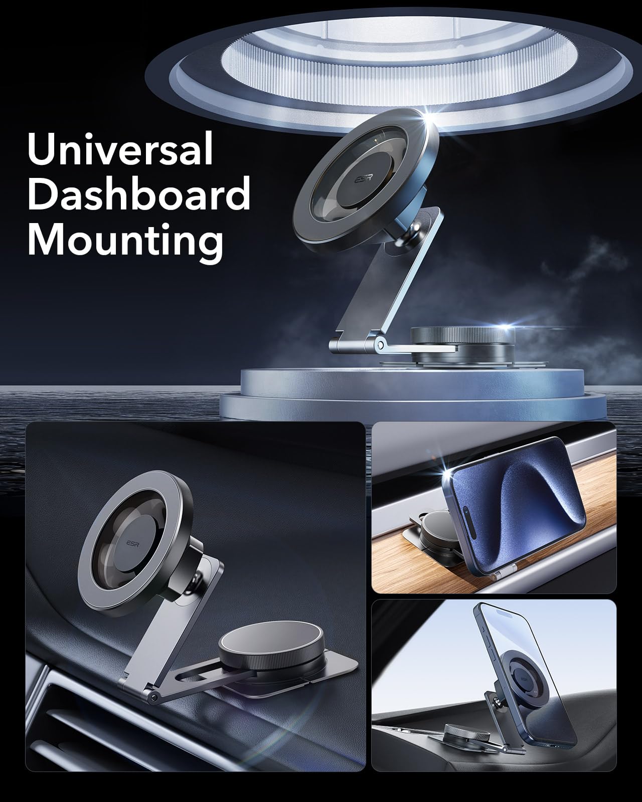 Esr Dashboard Magnetic Car Mount For Tesla, Compatible With Magsafe Car Mount, Touchscreen Magnetic Phone Holder For Car, Car Ph