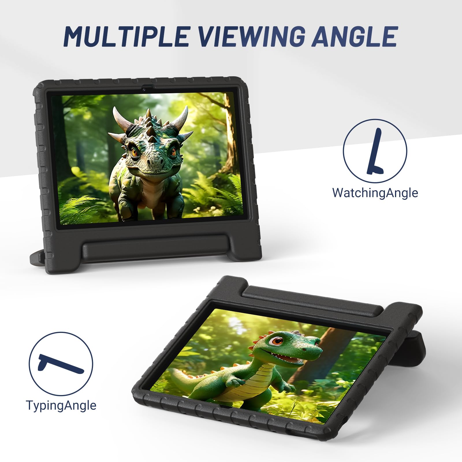 Simpleway Kid Case For Lenovo Tab M11 2024 Release 11 Inch Model(Tb330Fu/Tb330Xu), Lightweight Multi Angle Shockproof Protective