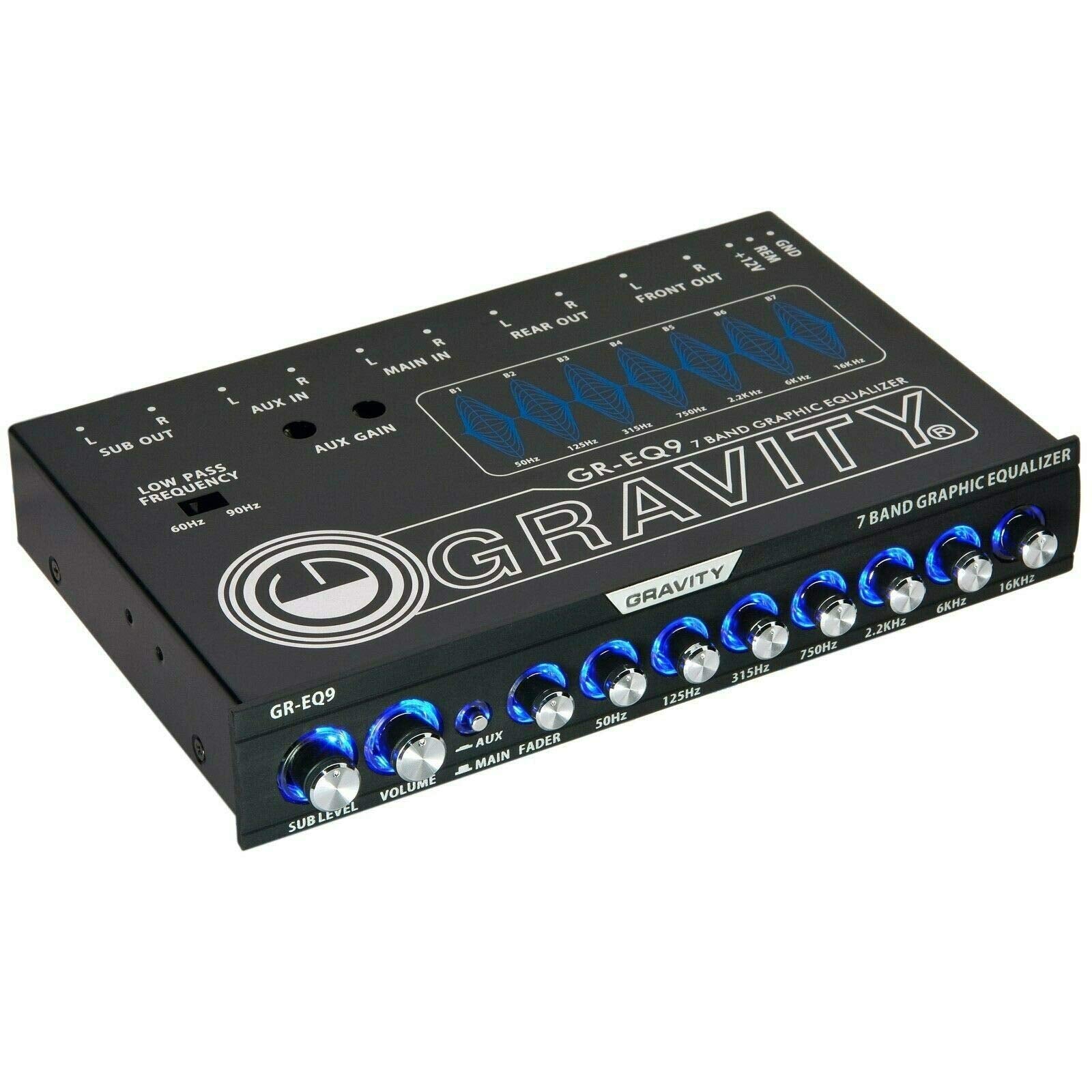 Gravity 7 Band Graphic Equalizer Gr Eq9