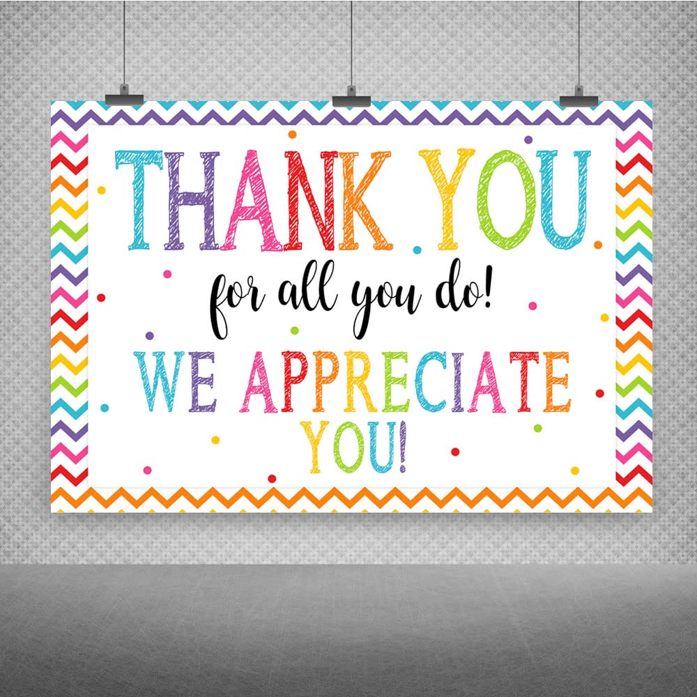 5X3Ft Thank You For All You Do Backdrop Congratulations Graduates Background Be Thankful To The Teacher Doctor Staff In Class Of