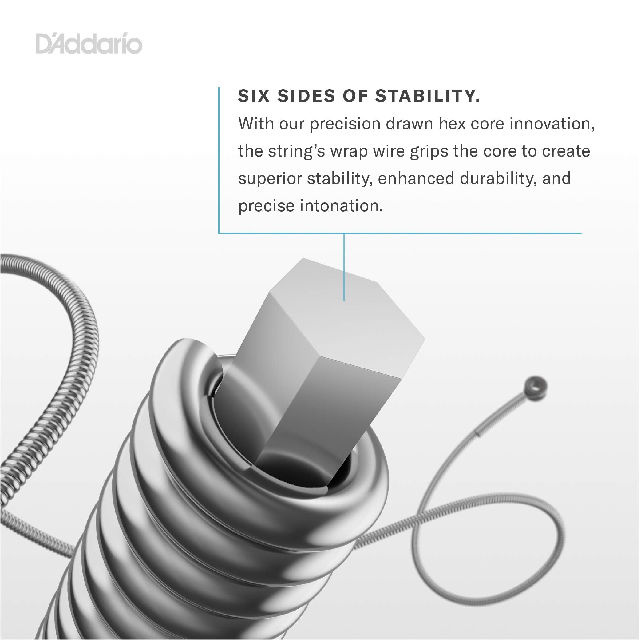 D'Addario Guitar Strings   Xl Nickel Electric Guitar Strings   Exl120+ 3D   Perfect Intonation, Consistent Feel, Reliable Durabi