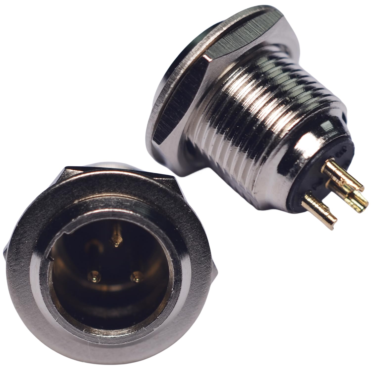 Cess 3-Pin Mini Xlr Cable Male Connector Adapter For Mic Microphone - Mini Xlr Socket,3 Pin (2 Pack)