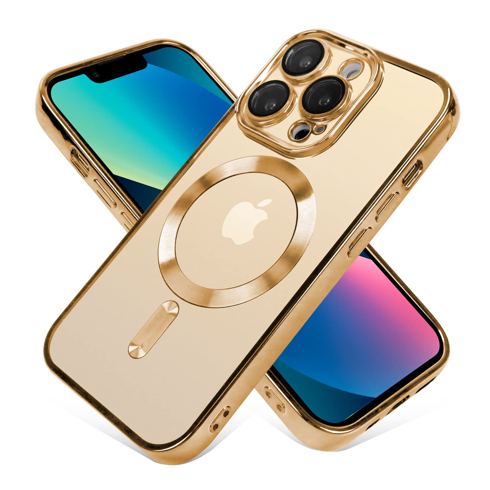 Ook Phone Case Made For Iphone 13 Pro Max (6.7 Inch) With Camera Lens Protector (Compatible With Magsafe) Anti-Scratch Shockproo