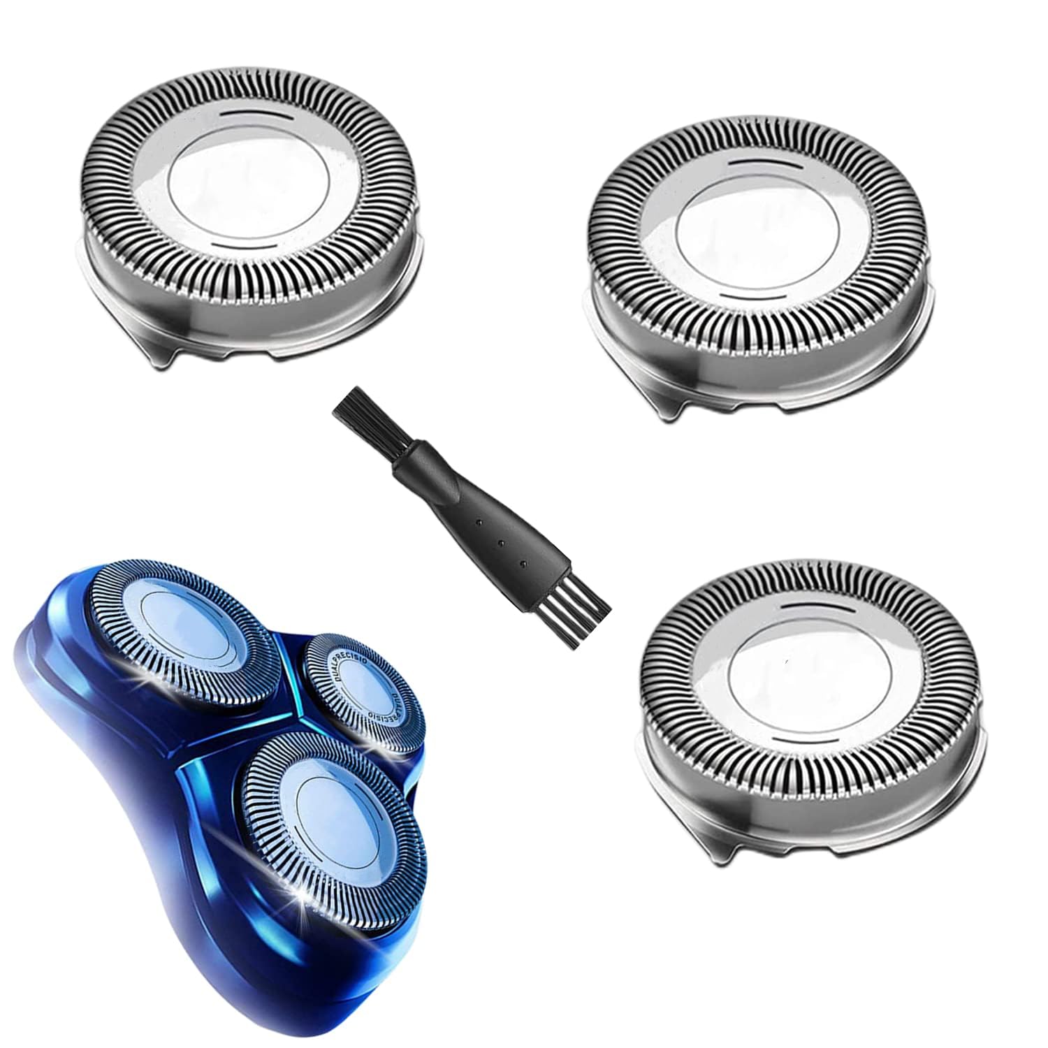 Hq8 Replacement Heads For Aquatec Shavers,Compatible With Razor Pt720 At880 At810 Heads, Hq8 Blades,3 Pcs