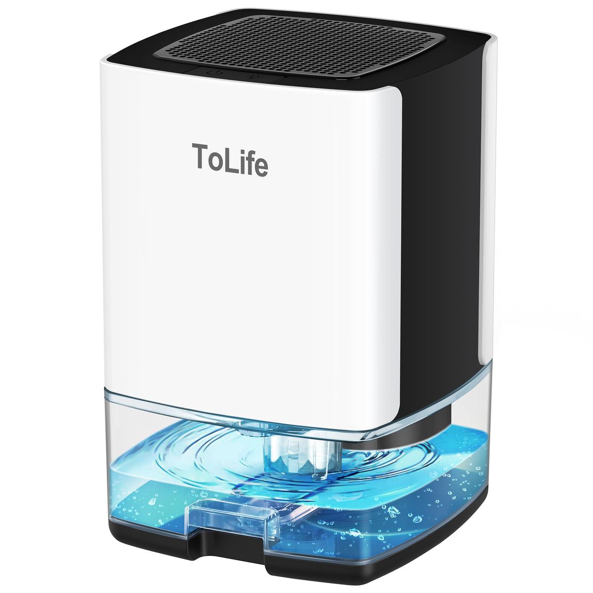 Tolife Dehumidifiers For Home 30 Oz Water Tank With Auto Off 500 Sq.Ft Portable Small Dehumidifier For Bathroom Bedroom Rv Close