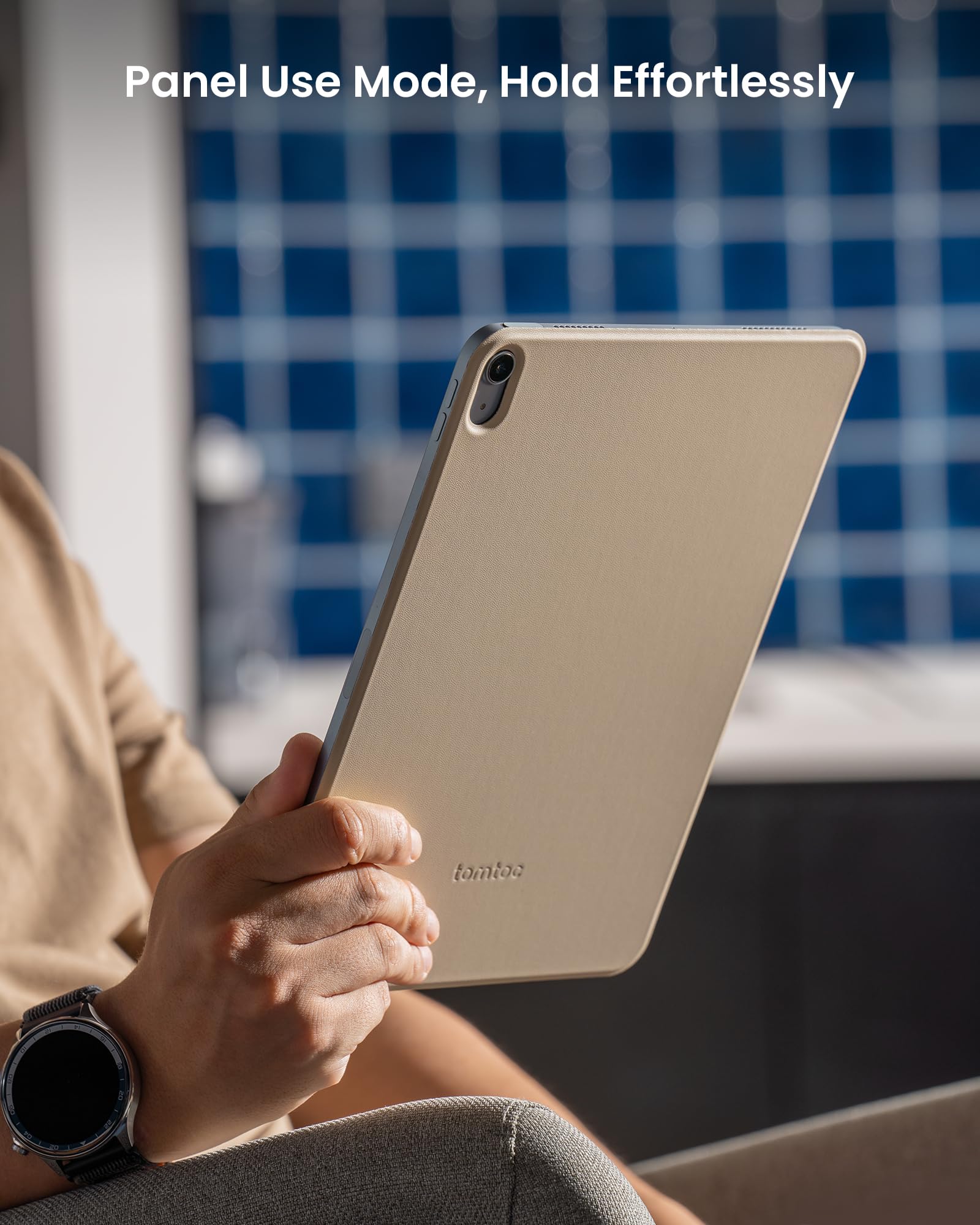 Tomtoc Ipad Pro Detachable Folio Case For 2024 New 11 Inch Ipad Air M2 Only, Separable Slim Protective Panel & 4 Modes With Ultr