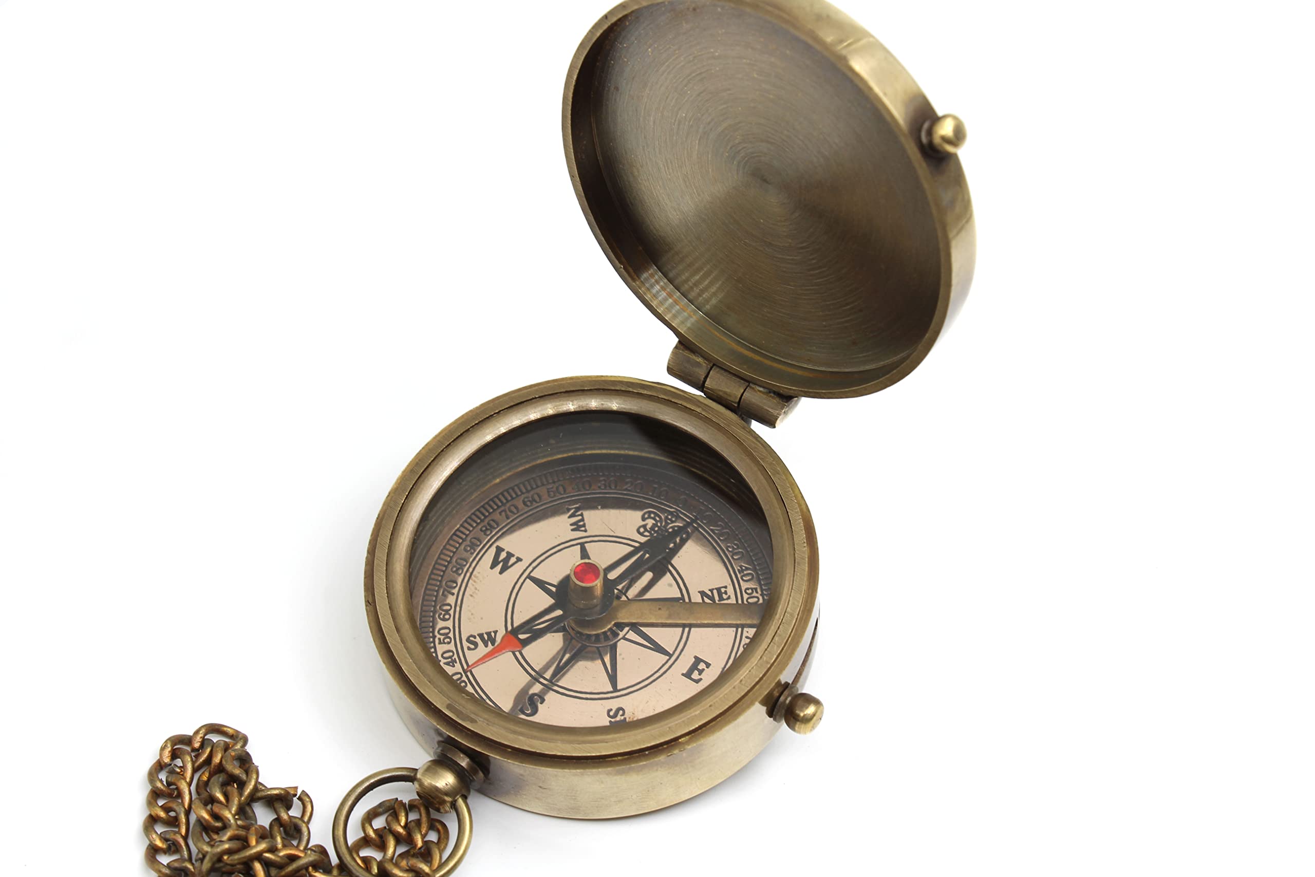 Be Strong And Courageous Do Not Be Afraidantique Nautical Vintage Directional Magnetic Compass With Famous Scripture Quote Engra