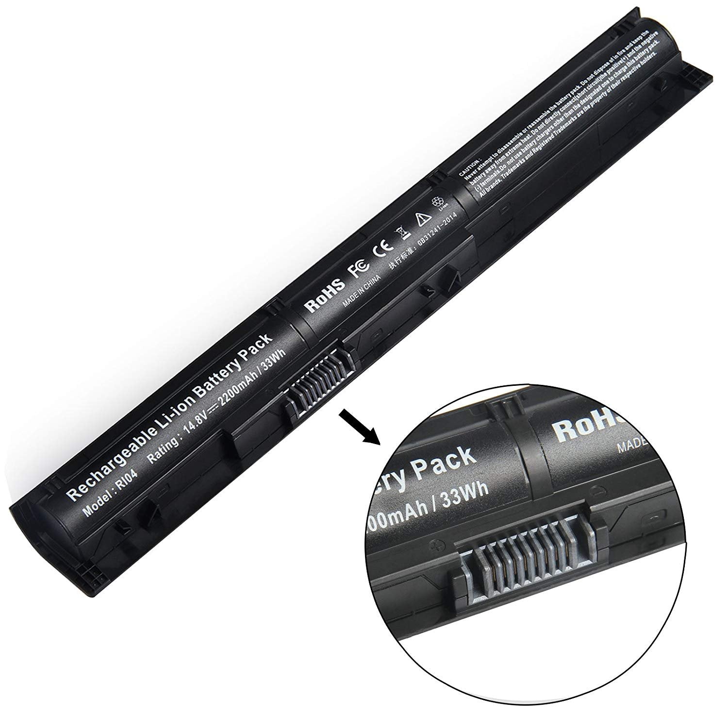 Tree.Nb Spare 805047 851 805294 001 Notebook Ri04 Battery For Hp Probook 450 455 470 G3 Series, Envy 15 15 Q001Tx, Replace Ri04