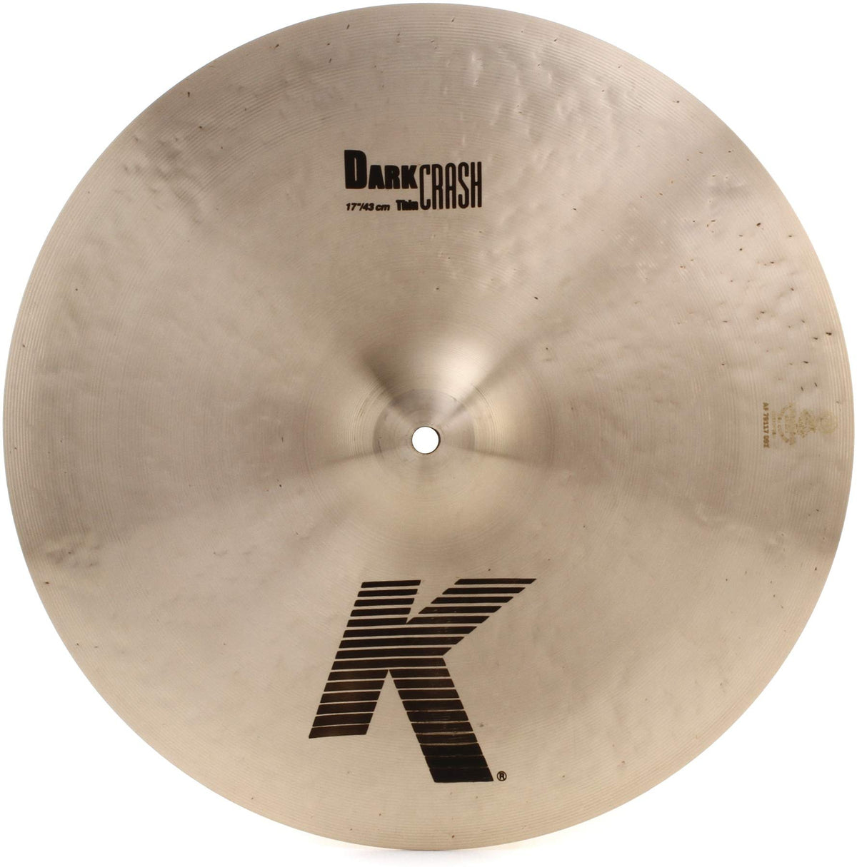 Zildjian K Series Dark Crash Cymbal   17 Inches Thin