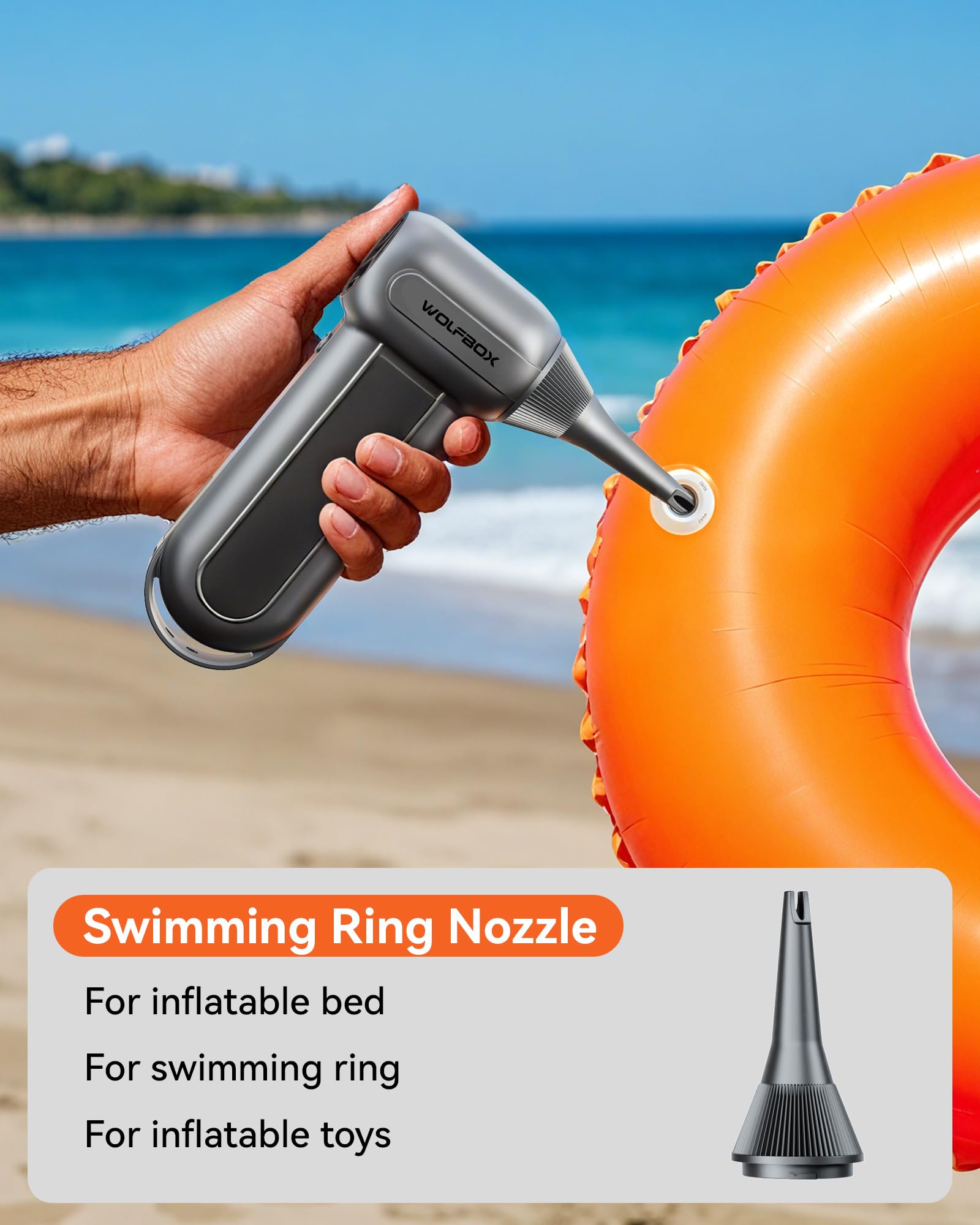 Wolfbox Mf100 Electric Air Duster - Replaceable Nozzle Accessory