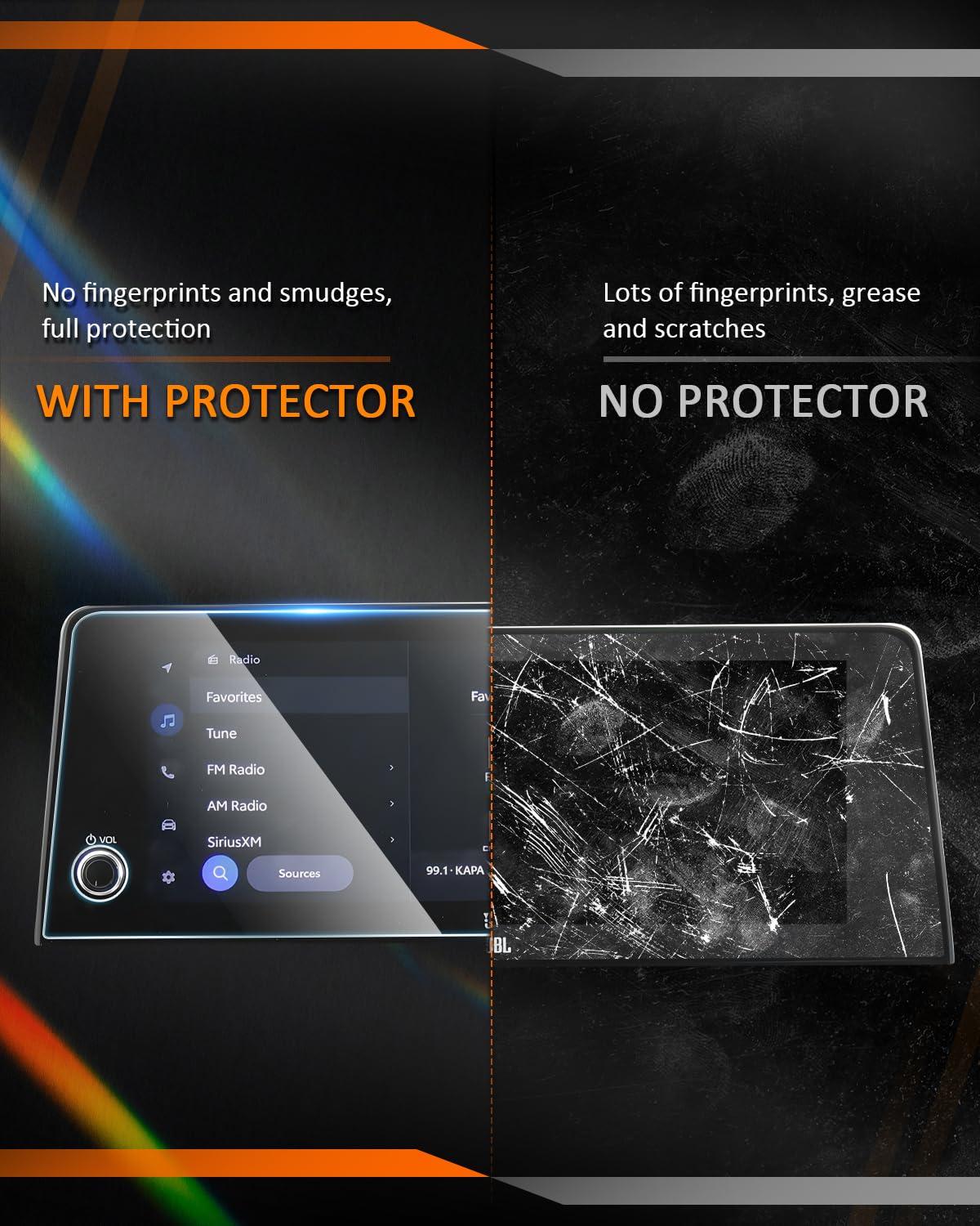 Cdefg For 2024 2025 Toyota Grand Highlander Screen Protector Touchscreen Cover For 2024 2025 Grand Highlander Accessories Xle Limited Platinum Hd 12.3' Tempered Glass