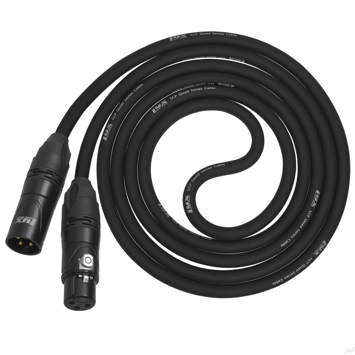 Lyxpro Quad Serias   75 Ft   Xlr Male To Female Star Quad Microphone And Audio Cable For High End Quality And Sound Clarity, Ext
