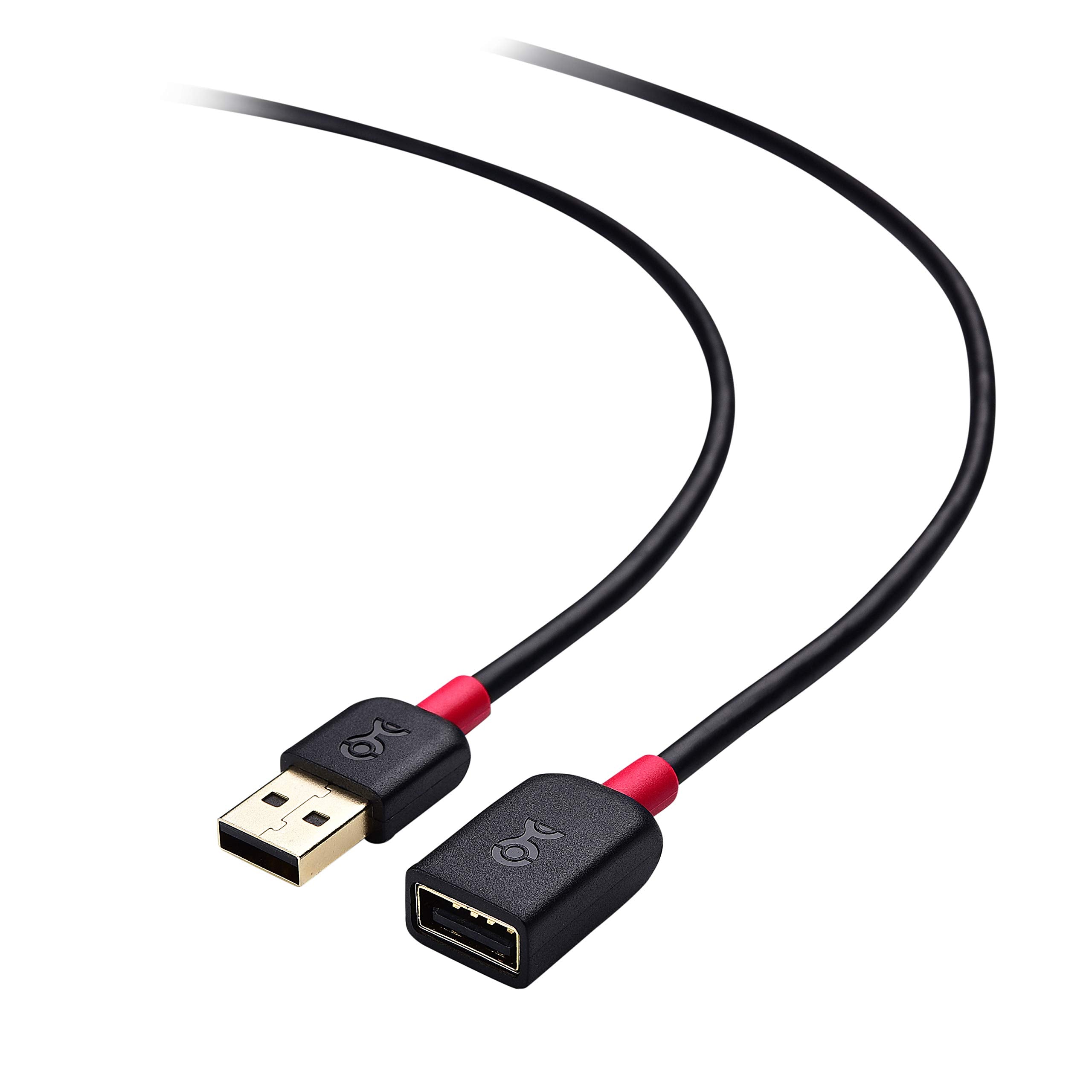 Cable Matters 3 Pack Short USB Extension Cable   3ft, Male to Female USB Extender Cable, USB2.0 Extension Cord, 480Mbps, Black