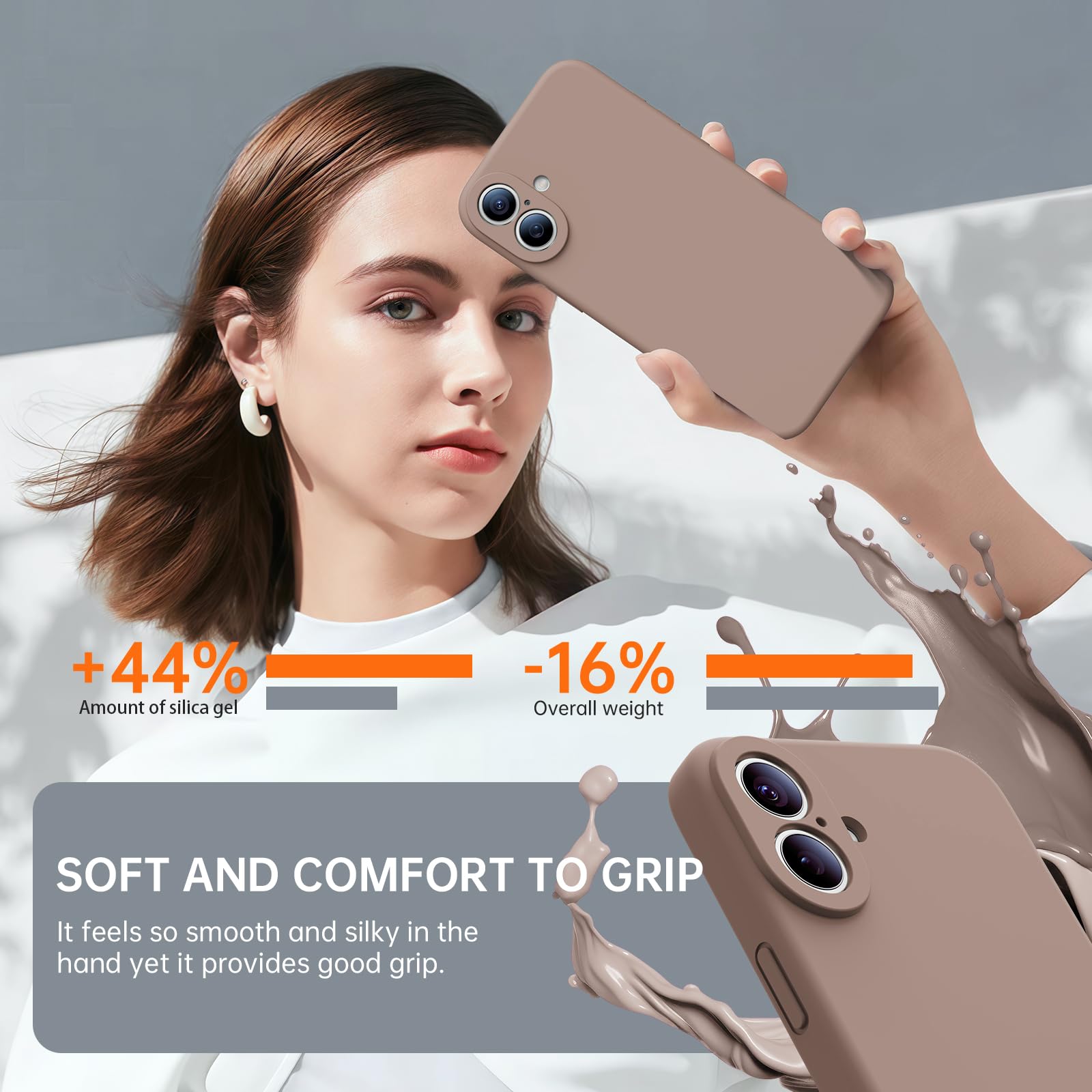 Kiresen For Iphone 16 Case With 2 Screen Protectors   Compatible With Magsafe   Upgraded Camera Protection   Silicone Protective