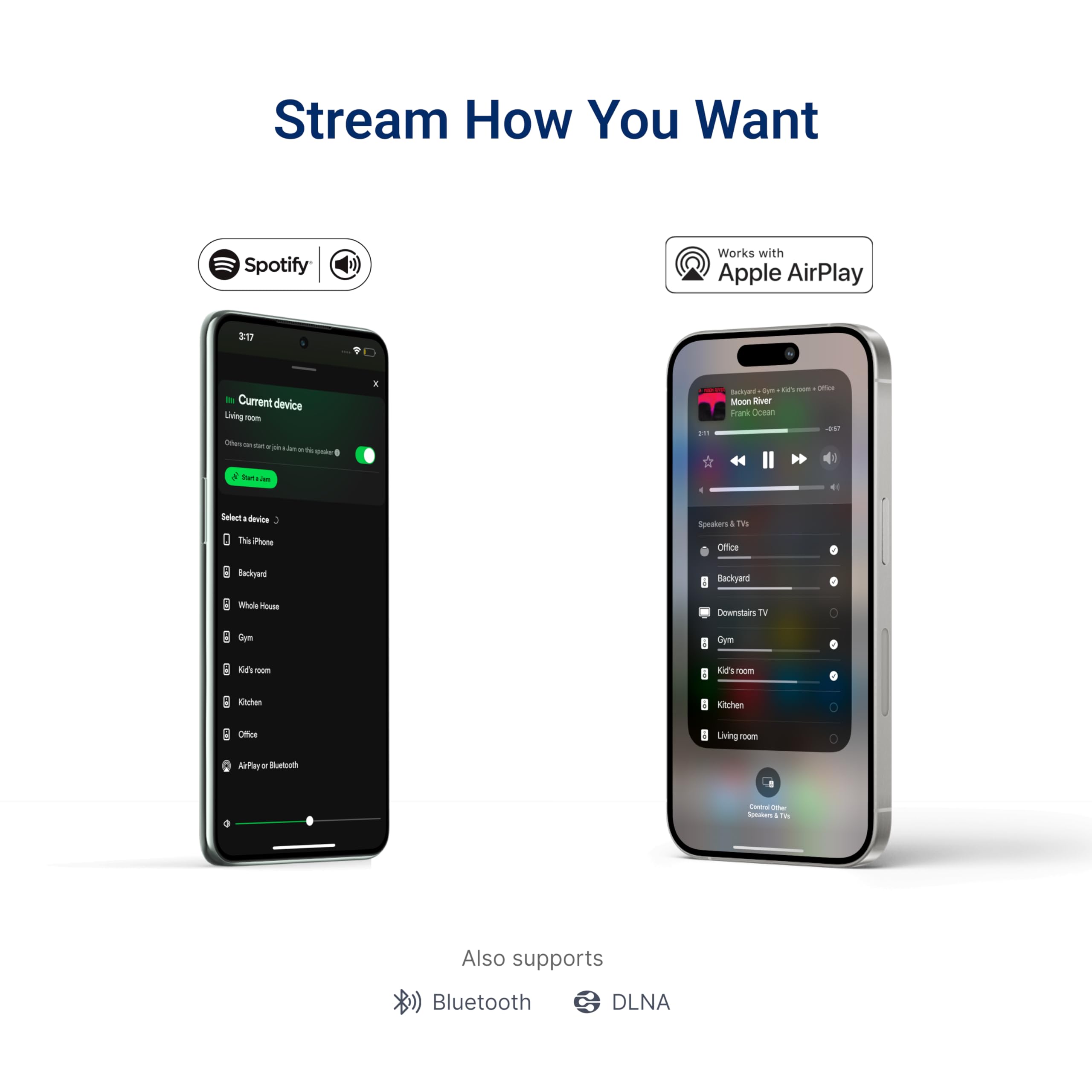 Juke 8: 8 Zone Multi Room Amplifier | Stream Wirelessly Via Airplay 2, Spotify Connect, Bluetooth, Dlna | App Controlled Audio S