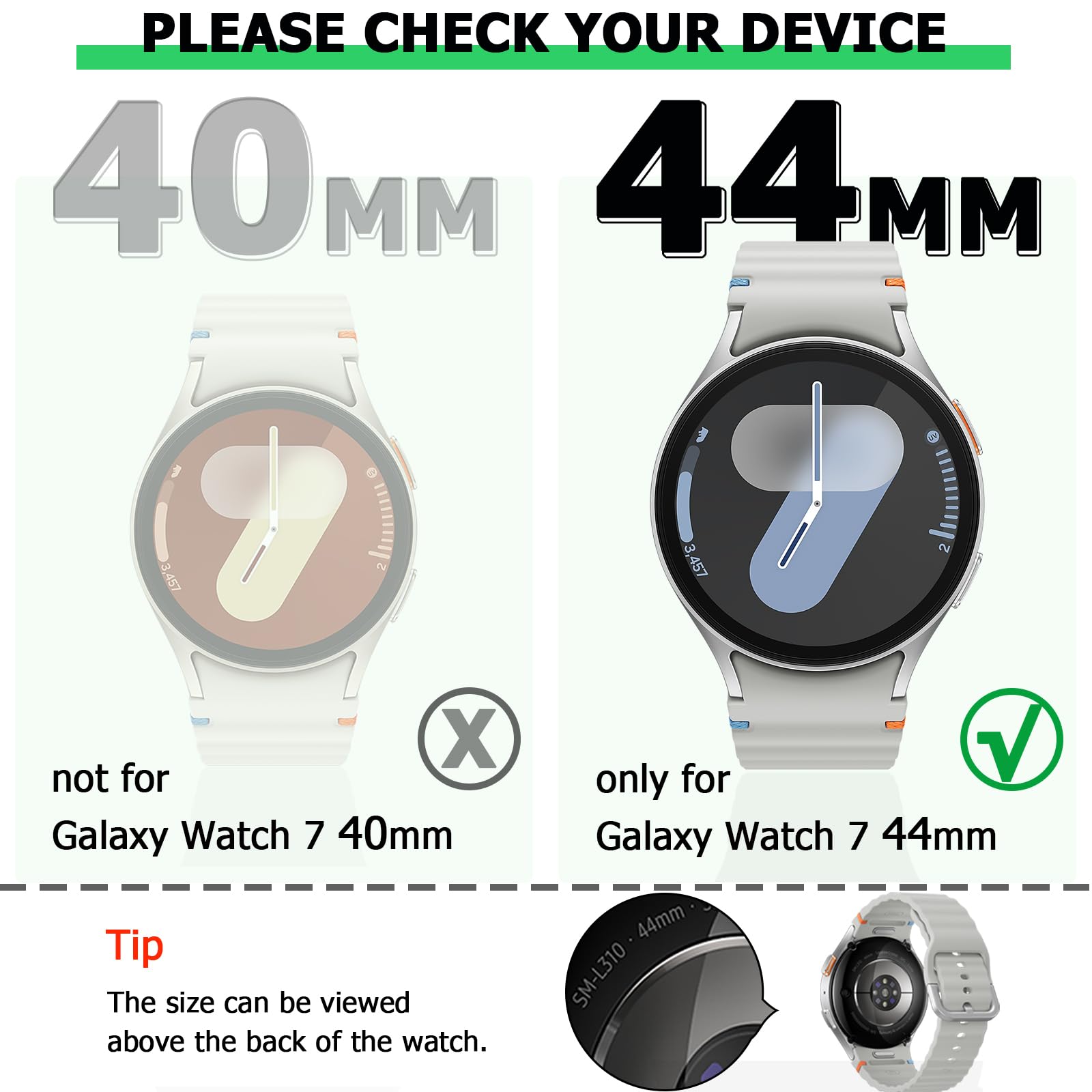 Richone [2Pack] Bling Case For Samsung Galaxy Watch 7 44Mm Screen Protector Cases, Rhinestones Glitter Black Bumper Soft Covers