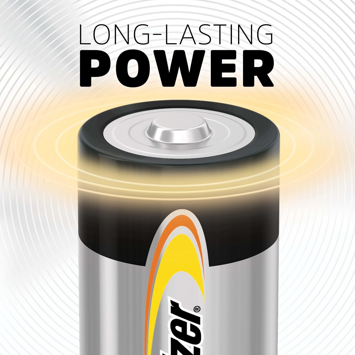 Energizer Alkaline Power C Batteries (12 Pack), Long Lasting Alkaline C Cell Batteries