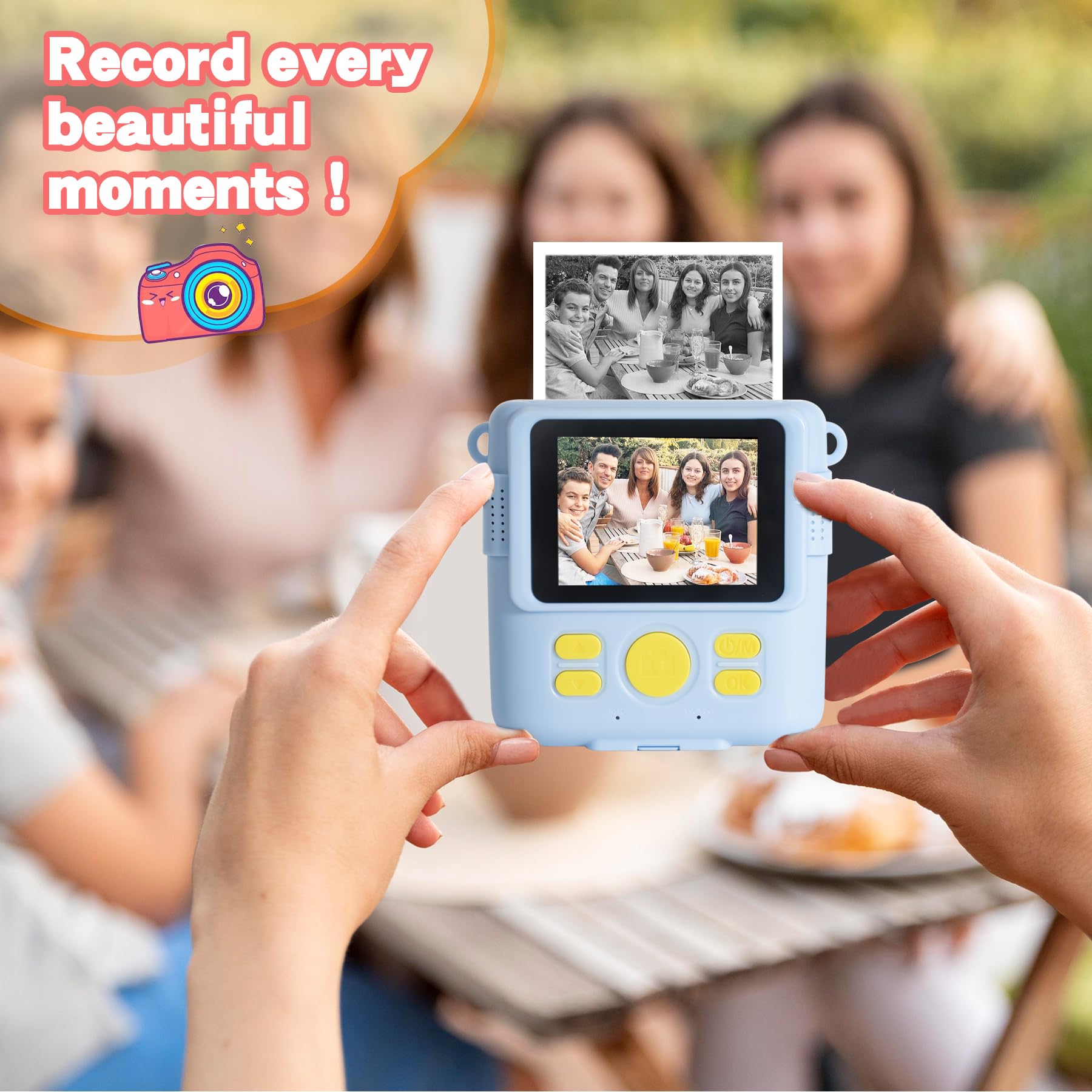 25 Rolls Instant Print Camera For Kids Refill Print Paper   Hikkon Thermal Print Paper Rolls Photo Print Hd Printing For Most Ki