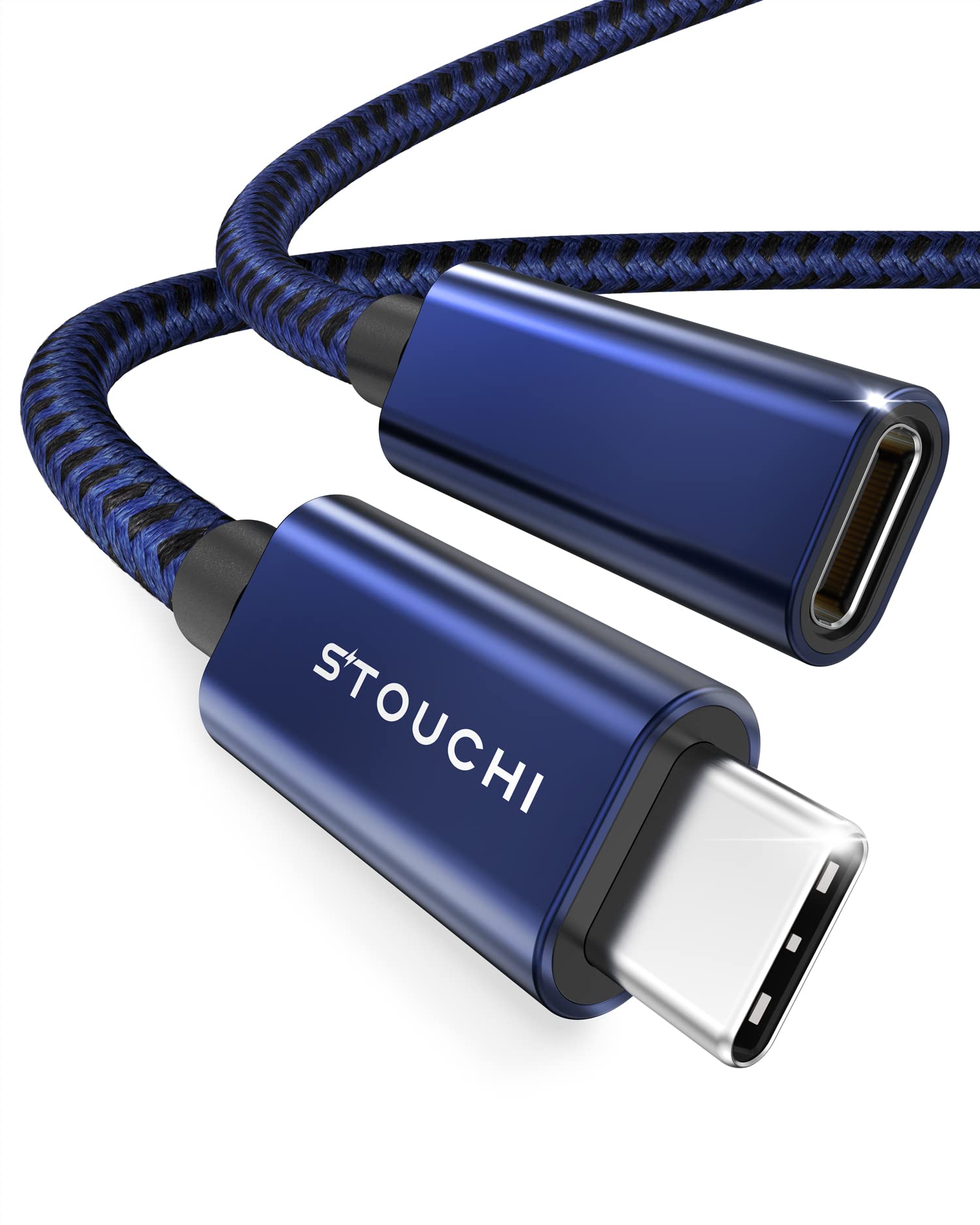 Stouchi Usb C Extension Cable 6Ft/1.8M, Psvr2 Extension Cable Type C 3.1 Male To Female Fast Charging & Audio Data Transfer For