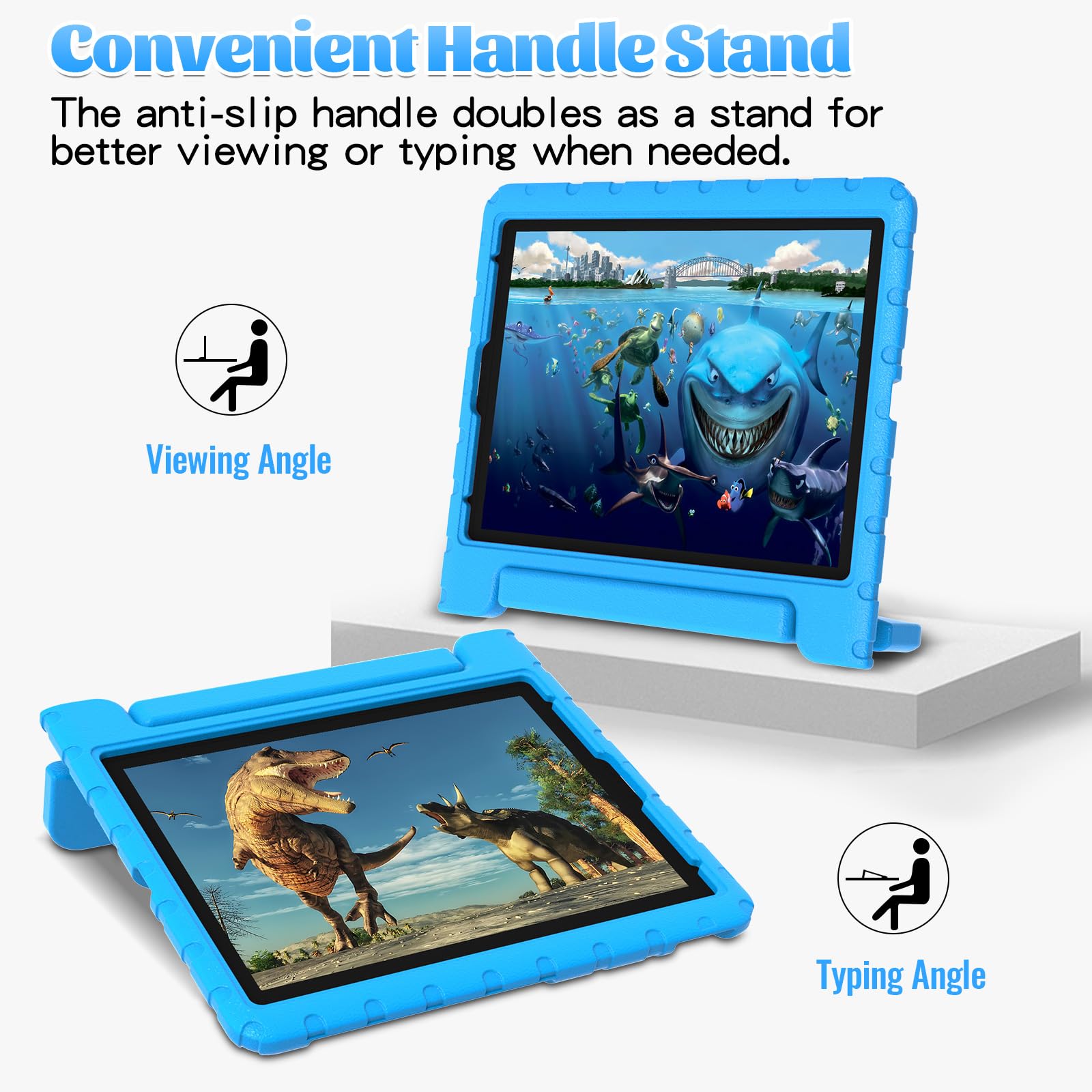 Billisgova New Kids Case For Ipad Mini 6Th Generation 8.3 Inch 2021 Durable Shockproof Ipad Mini Case 6Th Gen With Handle Stand