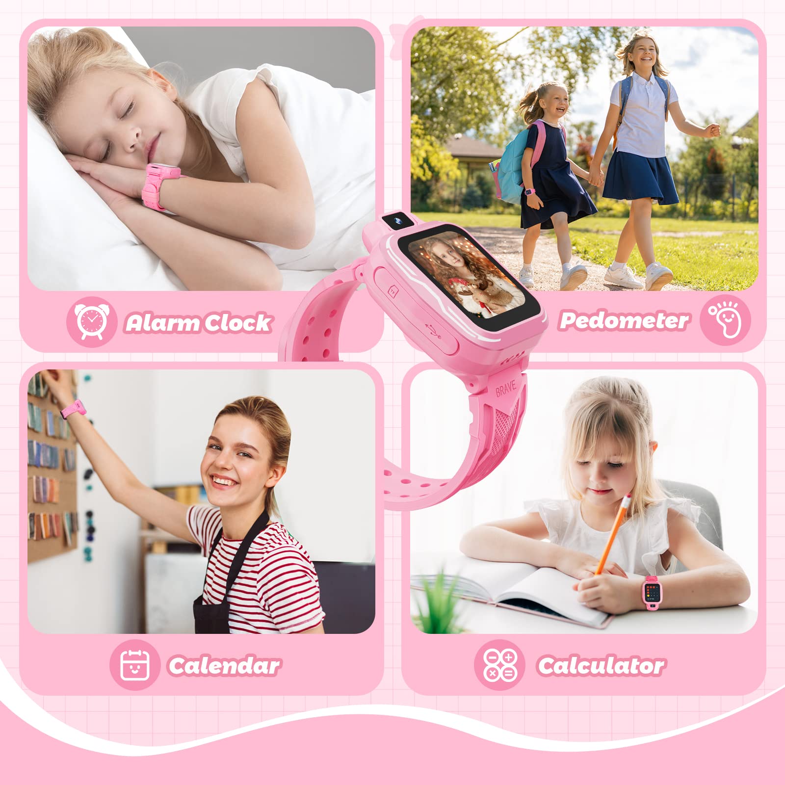 Vansing Kids Digital Watch Girls, Best Christmas Birthday Gifts For Age 3 4 5 6 7 8 9 Years Children,Touchscreen Toddler Sport S