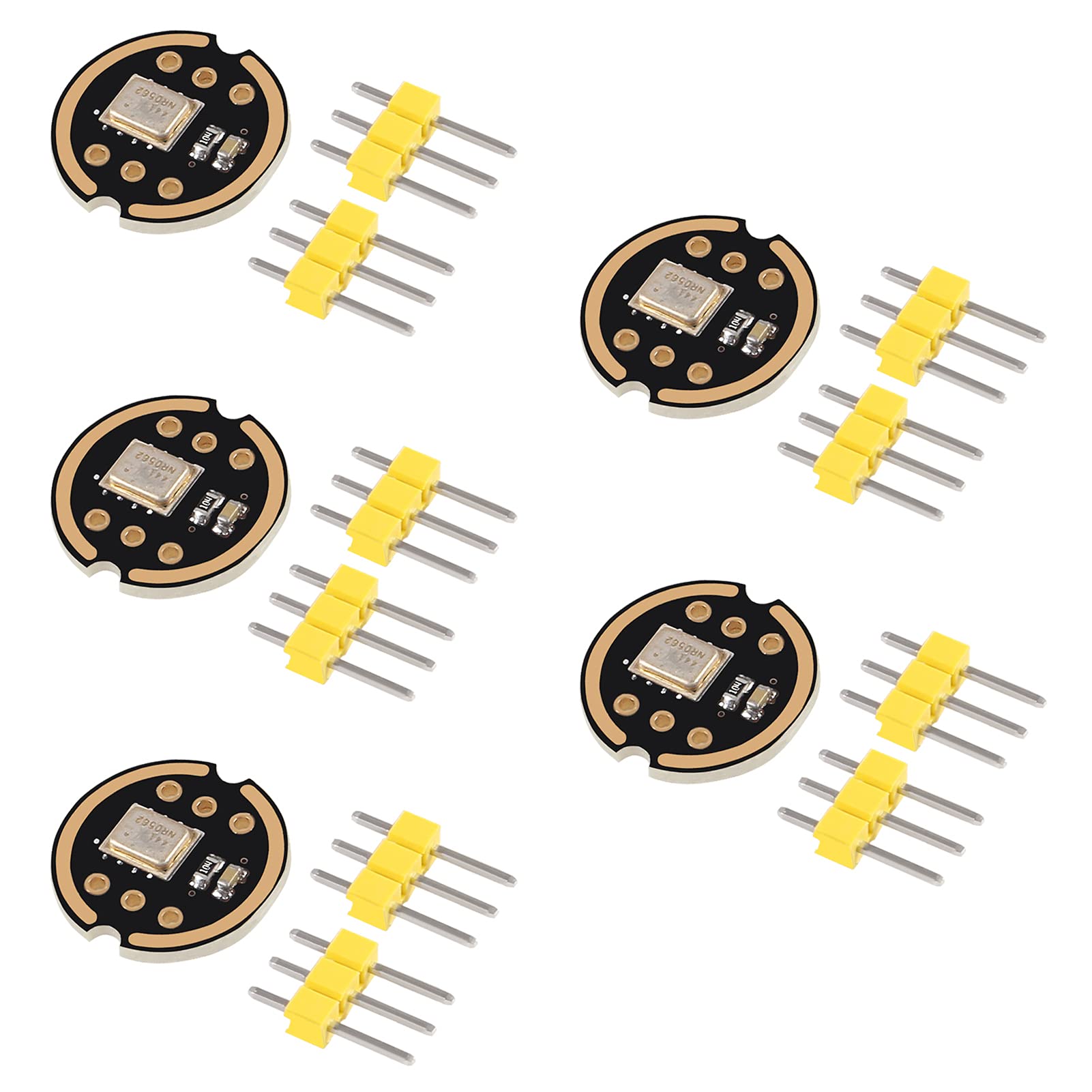 Aitrip 5Pcs Inmp441 Omnidirectional Microphone Module Mems High Precision Low Power I2S Interface Support Esp32