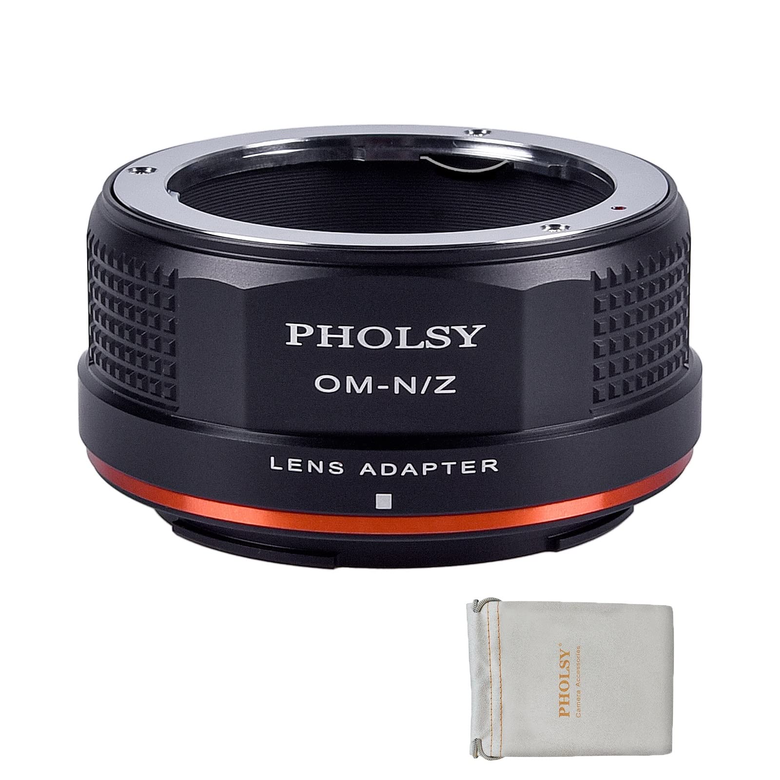 Pholsy Lens Mount Adapter Compatible With Olympus Zuiko Om Lens To Nikon Z Mount Camera Body Compatible With Nikon Z Fc, Z30, Z9