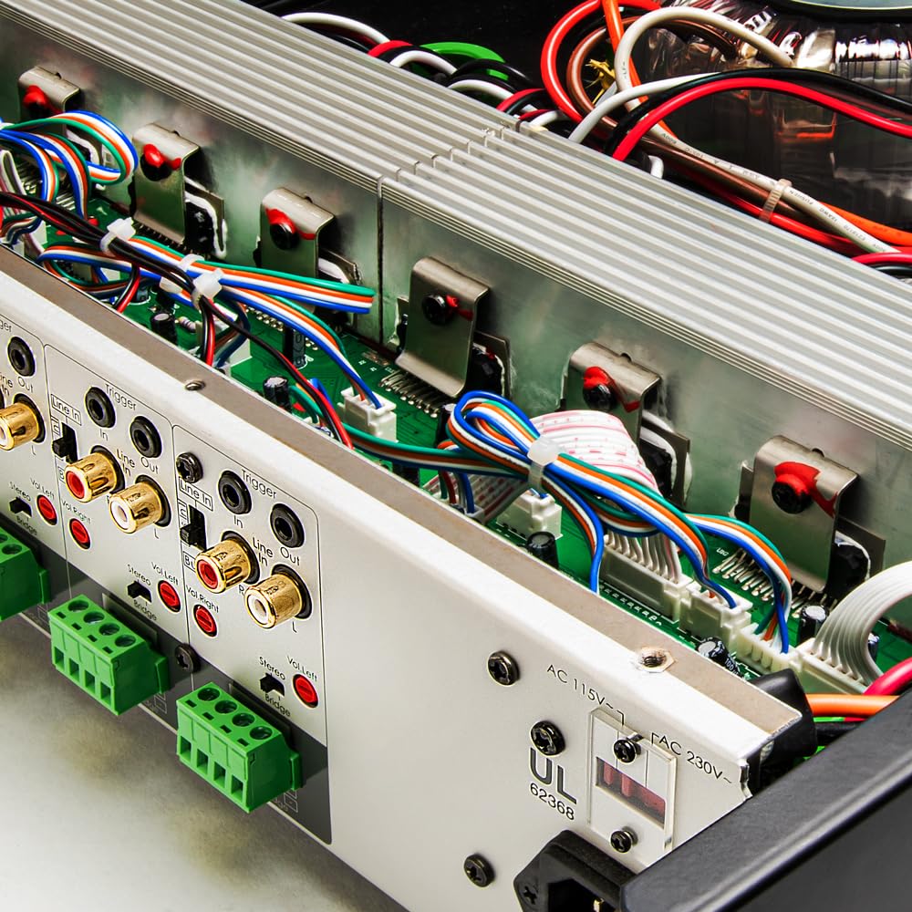 OSD MX1280 GEN2 6 Zone Amplifier 12Ch x 80W, Class D, Front Panel On/Off Buttons, Distributed Audio