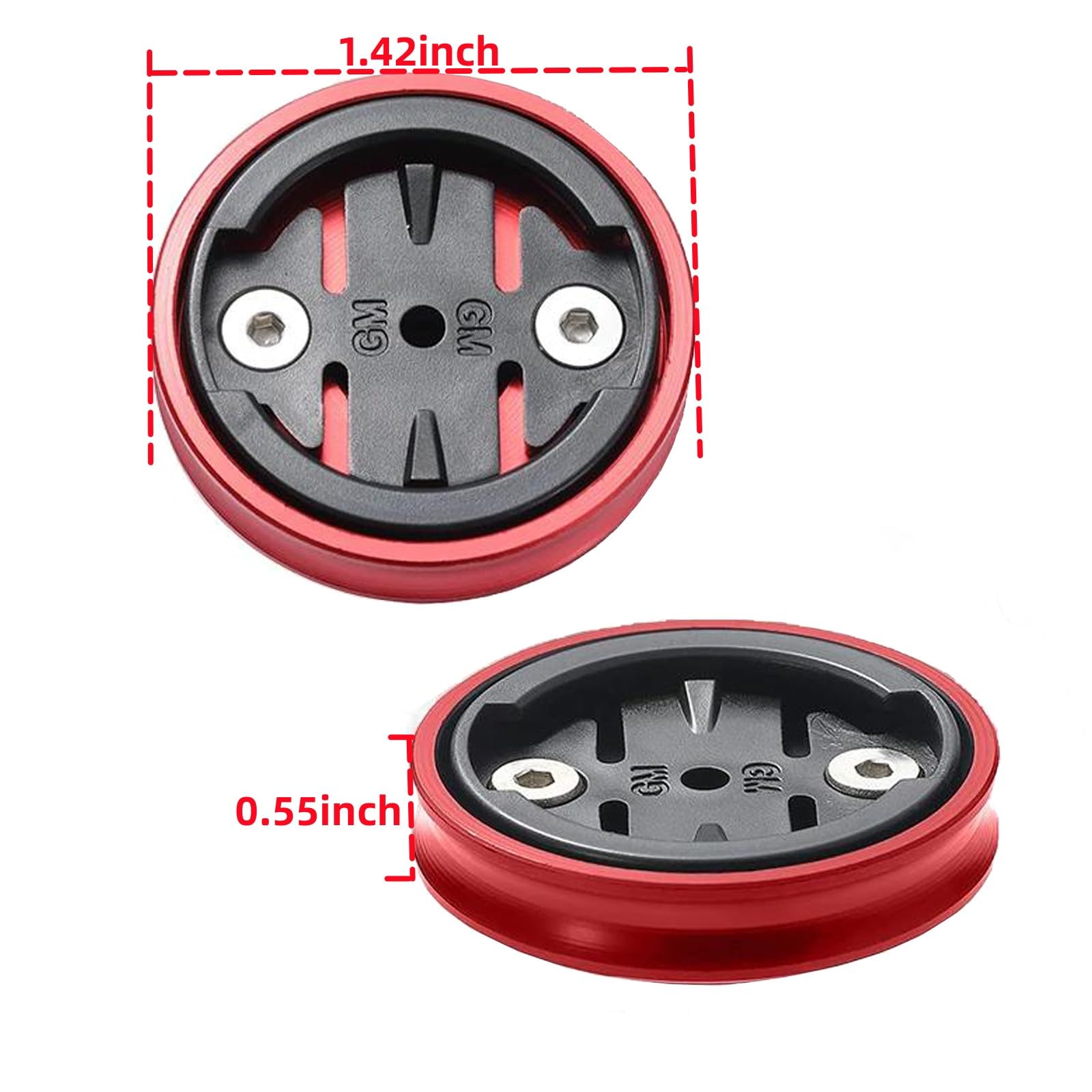 Computer Stem Top Cap Mount For Garmin, Wahoo Elemnt, Bryton, Cateye Cycling Gps - Compatible With Garmin 25 200 130 500 510 520