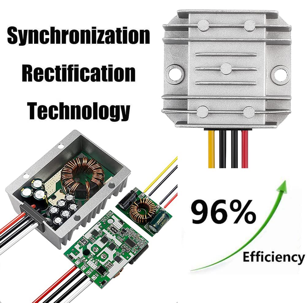 Dc 12V Voltage Regulator Dc 8V ~ 40V To 12V 3A 36W Converter  Dc 36V 24V 18V To 12V Step Down Converter Regulator Waterproof Mod