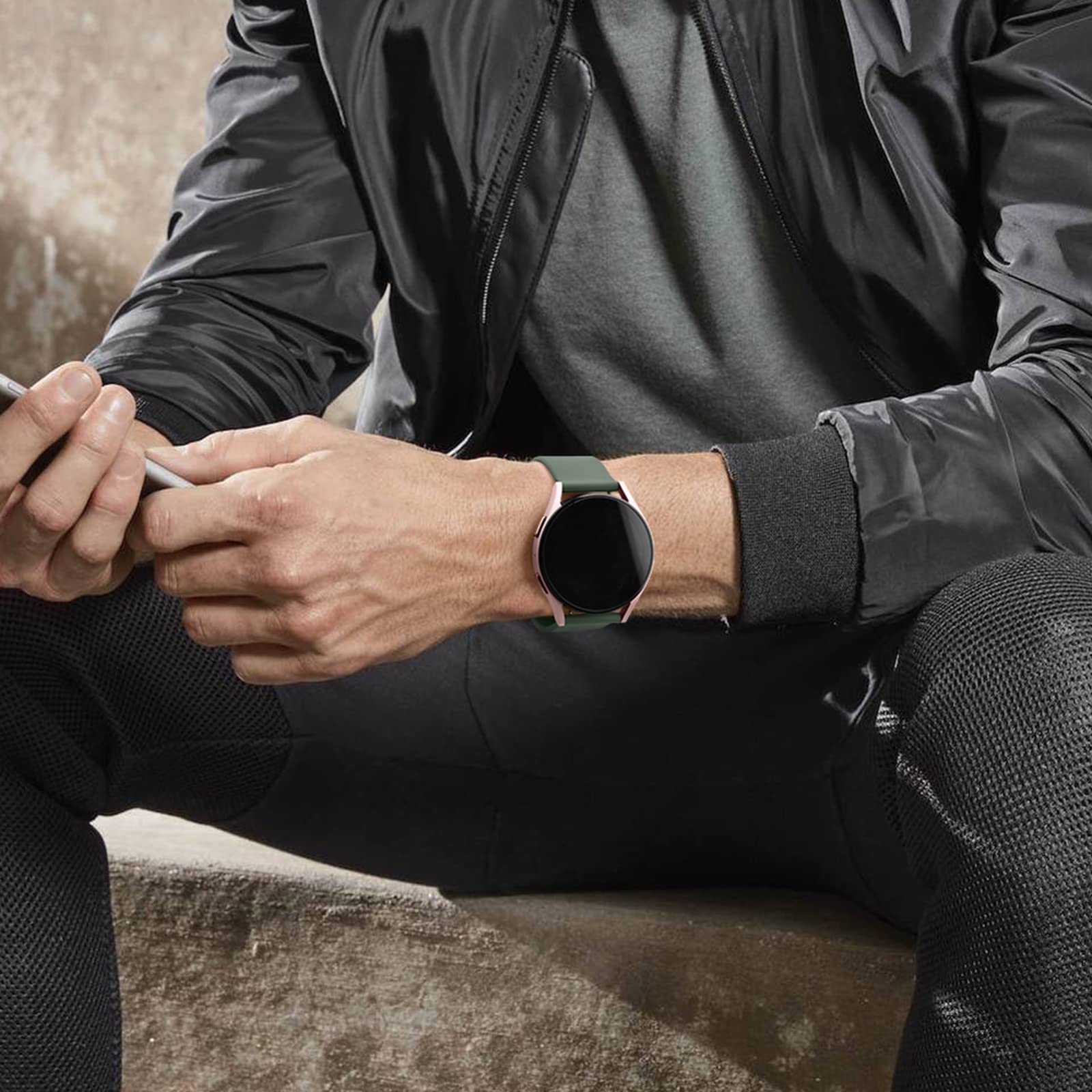 Ak For Amazfit Bip 5 Band, Amazfit Gtr 4 Bands/ Gtr 3 Pro / Gtr 3 / Gtr 2E / Gtr 2 / Gtr 47Mm Smart Watch, 22Mm Soft Silicone Sp