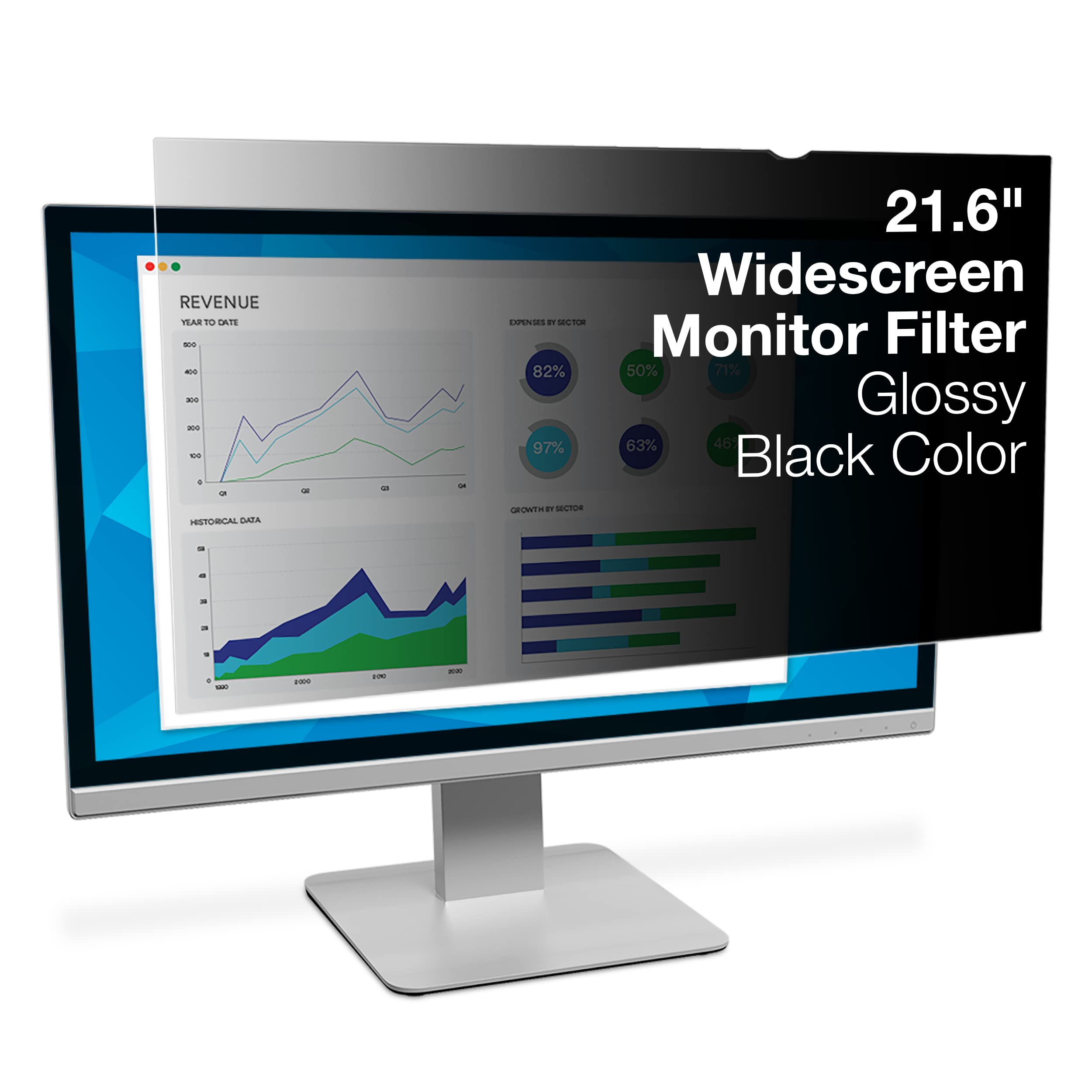 3M Privacy Filter For 21.6'' Widescreen Monitor (16:10) (Pf216W1B)