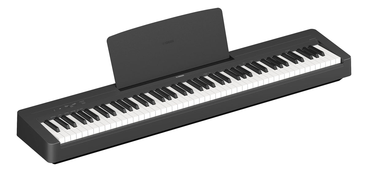 Yamaha, 88 Key Slim Digital Beginners With Weighted, Premium Grand Piano Sound, Compact Design, Music Rest, Sustain Pedal, And B