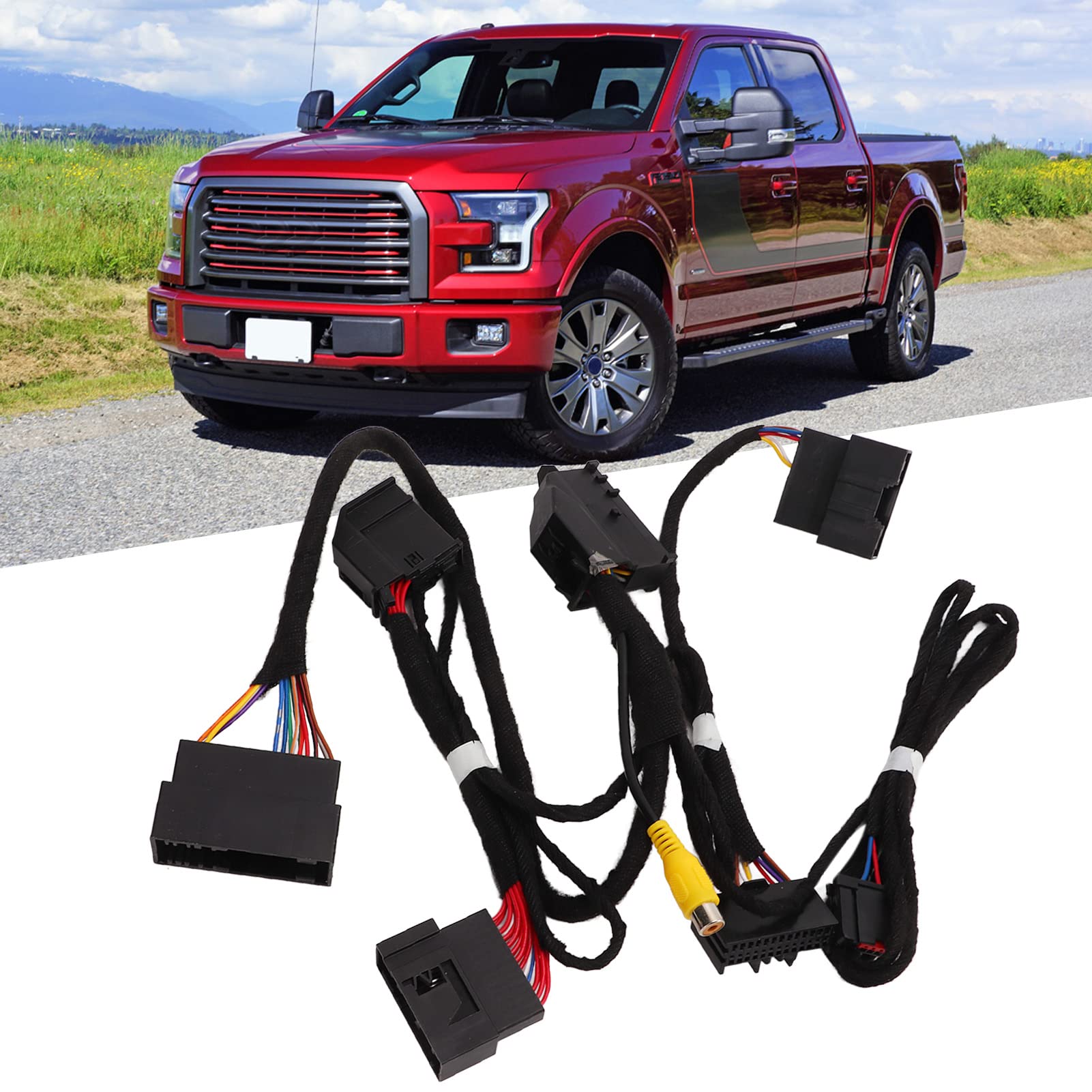 4In To 8In Pnp Conversion Harness Hc3Z 19A387 B Hu5Z 19A387 A Conversion Power Harness Kit Replacement For Edge Sync 1 To Sync 3