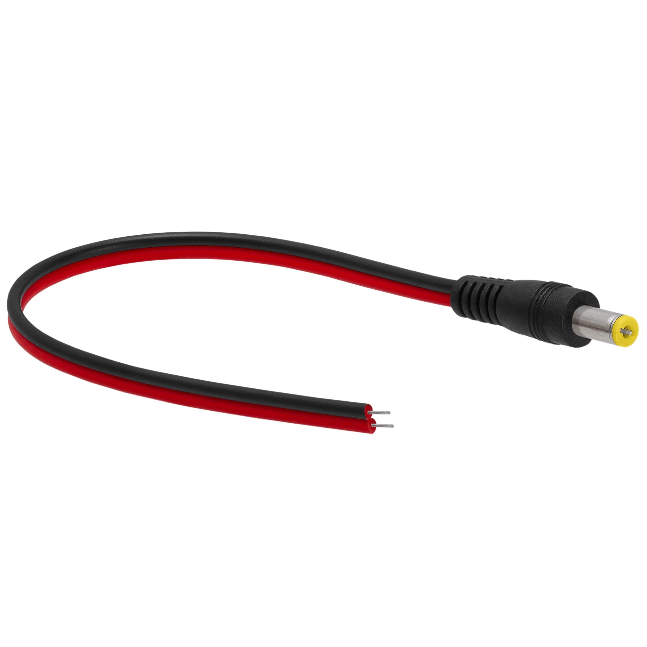 Cmple  CCTV Male Power Lead Cable Connector for Security Cameras