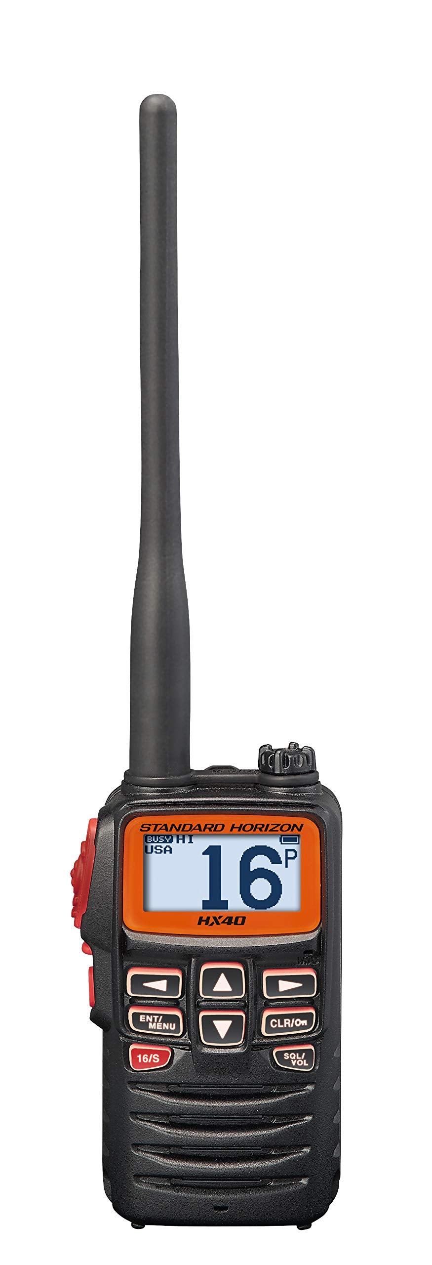 Standard Horizon Hx 40 E 6W Ultra Compact Marine Handheld Transceiver With Fm Radio Receiver. Contains Noaa Weather Channels Wit
