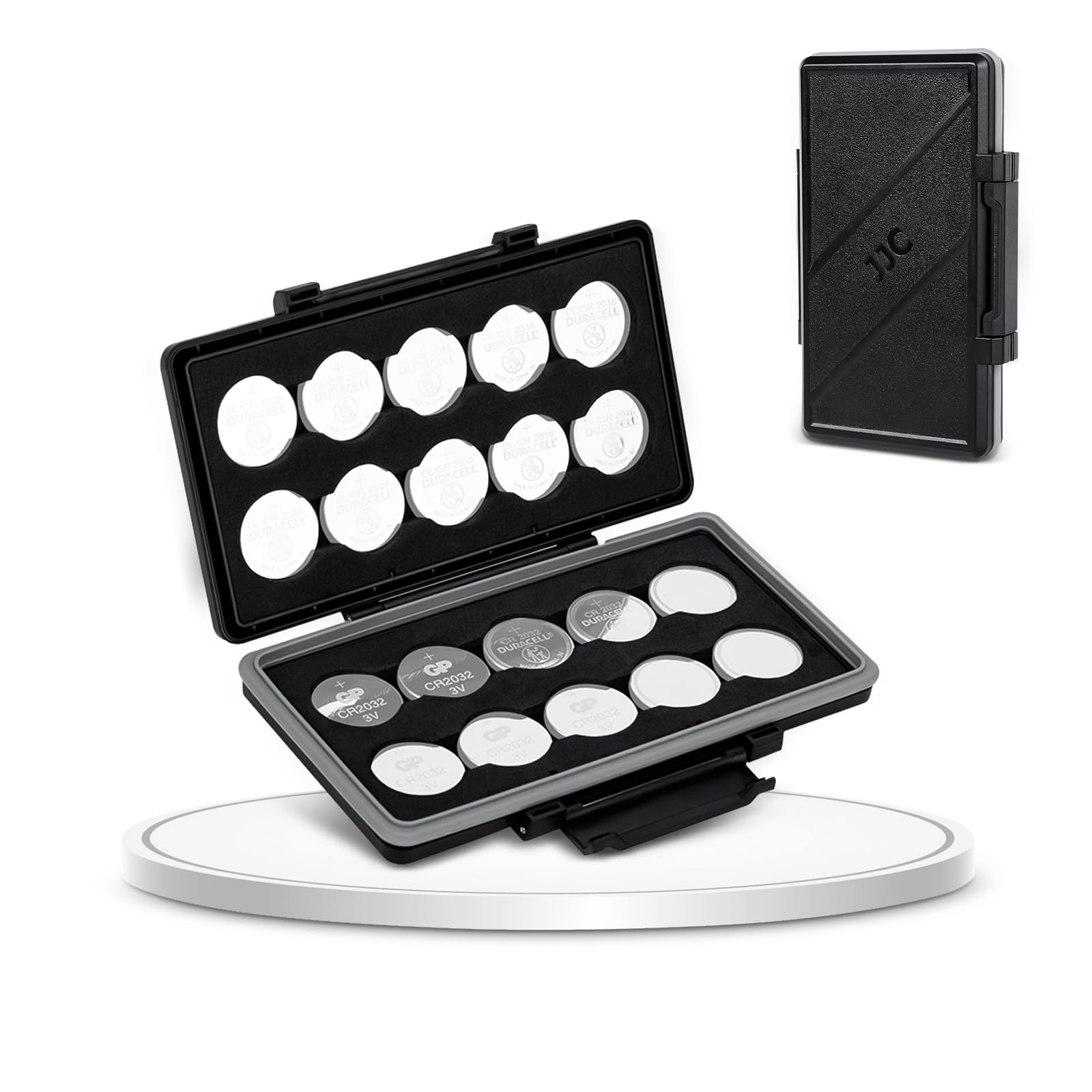 Cr2032 Battery Case Holder Storage,Water Resistant Anti Shock, Coin Cell Battery Case For 20X Cr2032 / Cr2025 / Cr2045 / Cr2016,