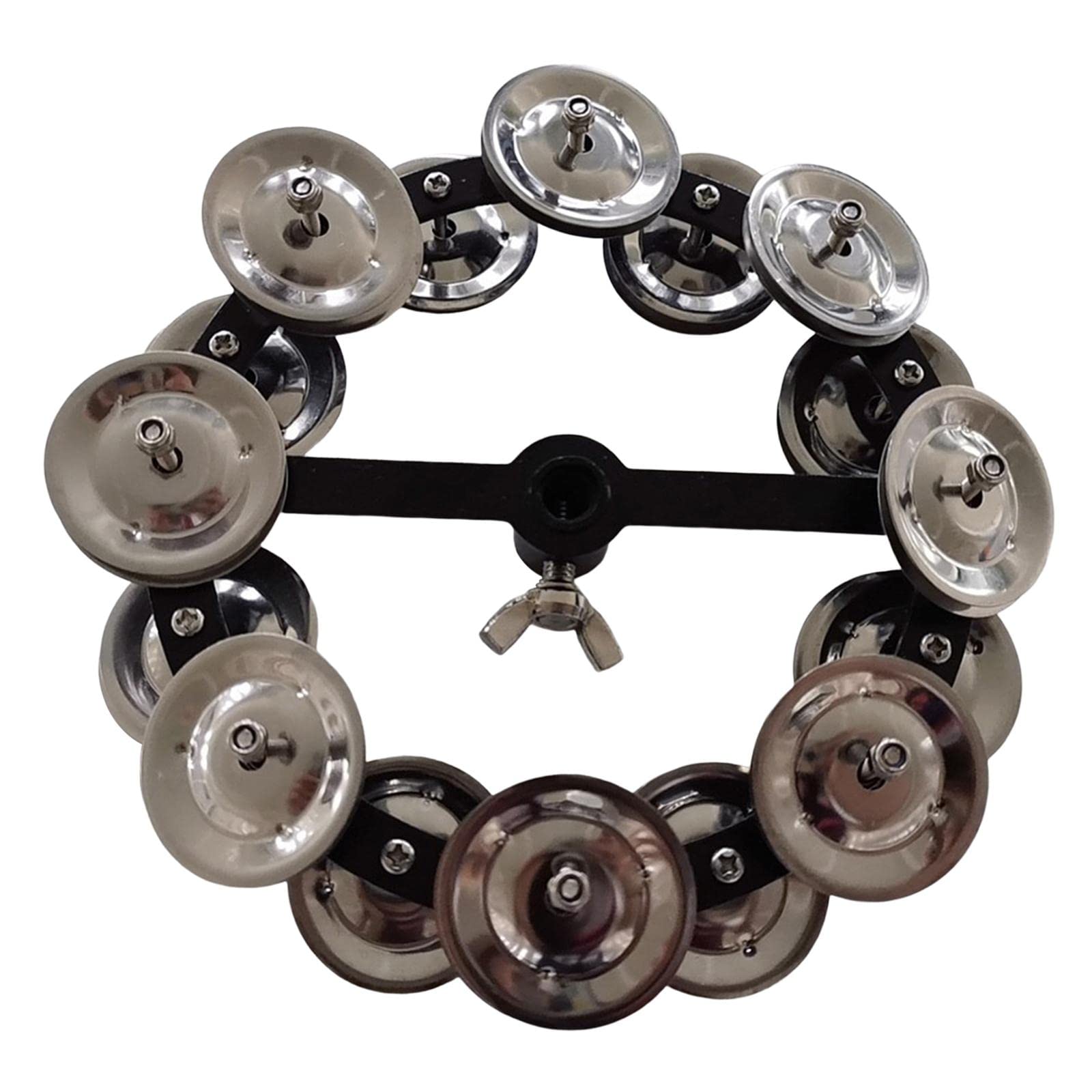 Snappsy Hi Hat Tambourine with Double Row Music Rhythm Tambourine for Ensemble|Musical Instruments & Gear | Percussion |Tambouri