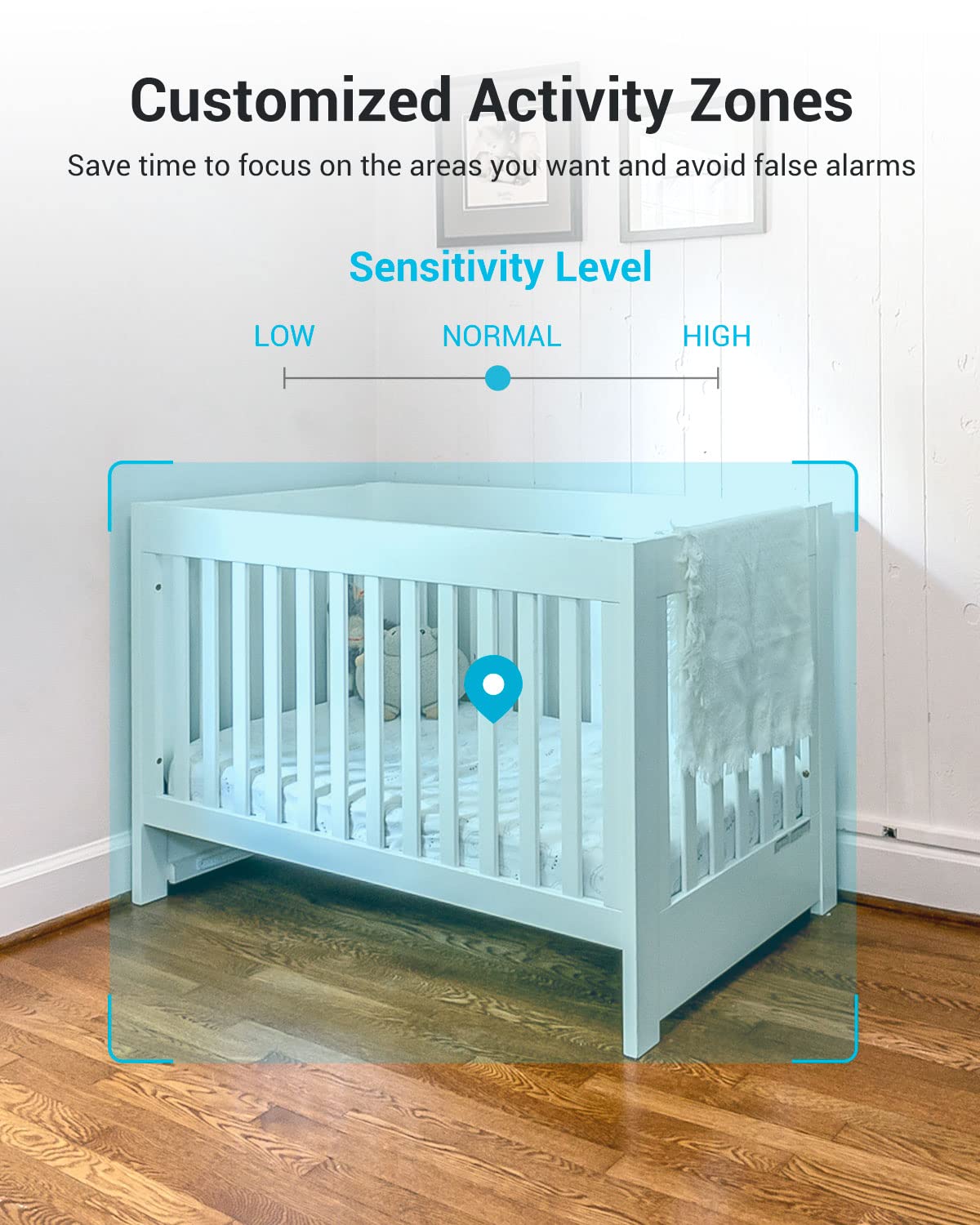 Blurams Indoor Camera, 2K Pet Camera 360 Security Camera For Home Security With Phone App, Motion Tracking, 2 Way Audio, Ir Nigh