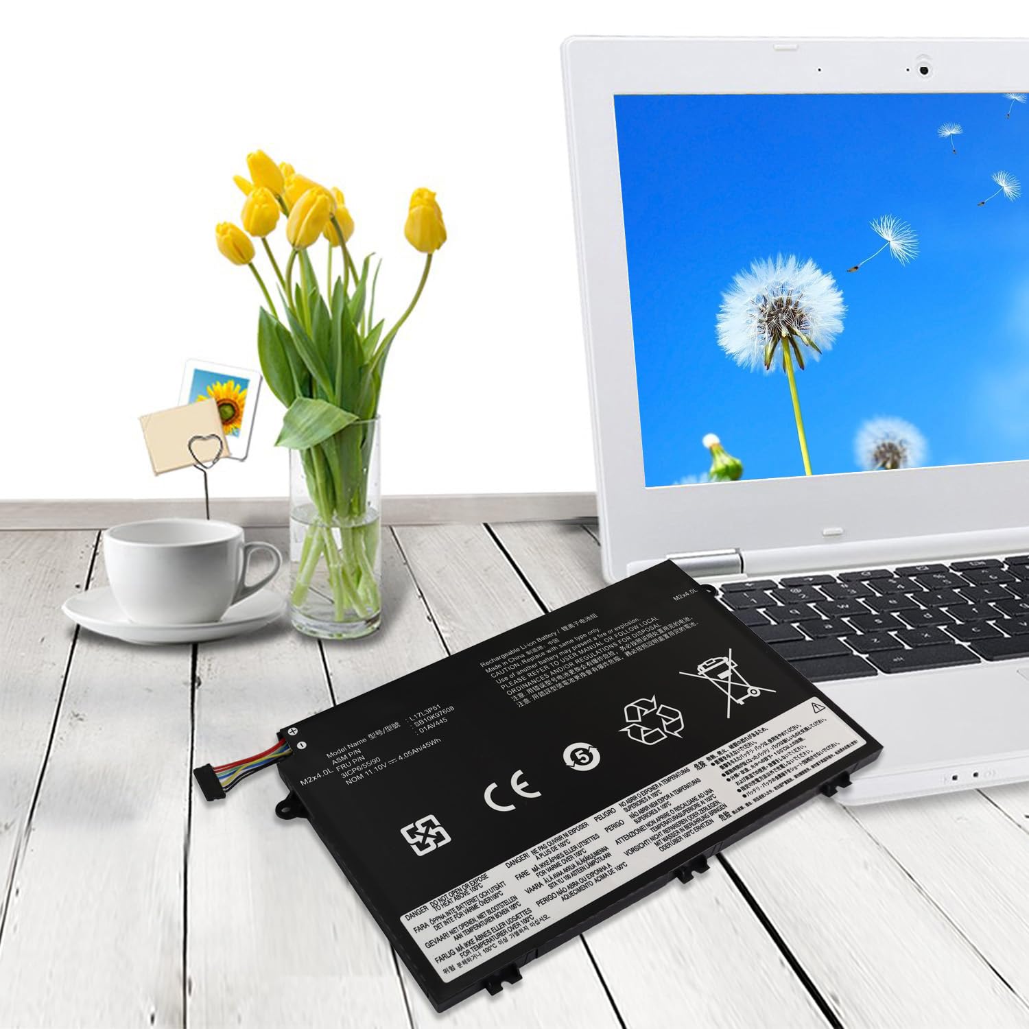 L17L3P51 L17C3P51 01Av445 Battery Compatible With Thinpkad E480 E490 E485 E495 E580 E585 E590 E595 E14 E15 1St Gen (2019) Series