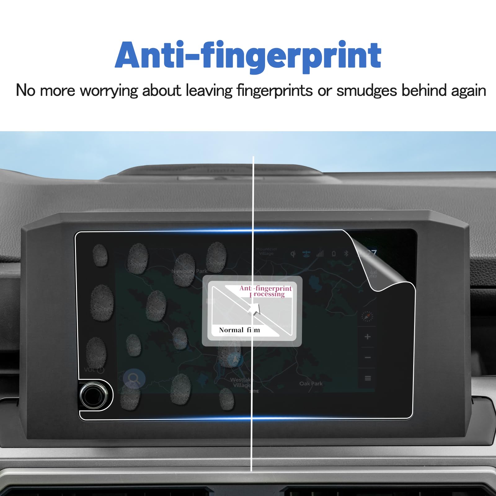 Shaohao For 2024 Toyota Tacoma Screen Protector Compatible With Toyota Tacoma Accessories 2024 Tacoma Sr/Sr5/Trd Prerunner/Trd Sport/Trd Off Road 8 In Audio Touchscreen Hd Clear Screen Protector 2Pcs