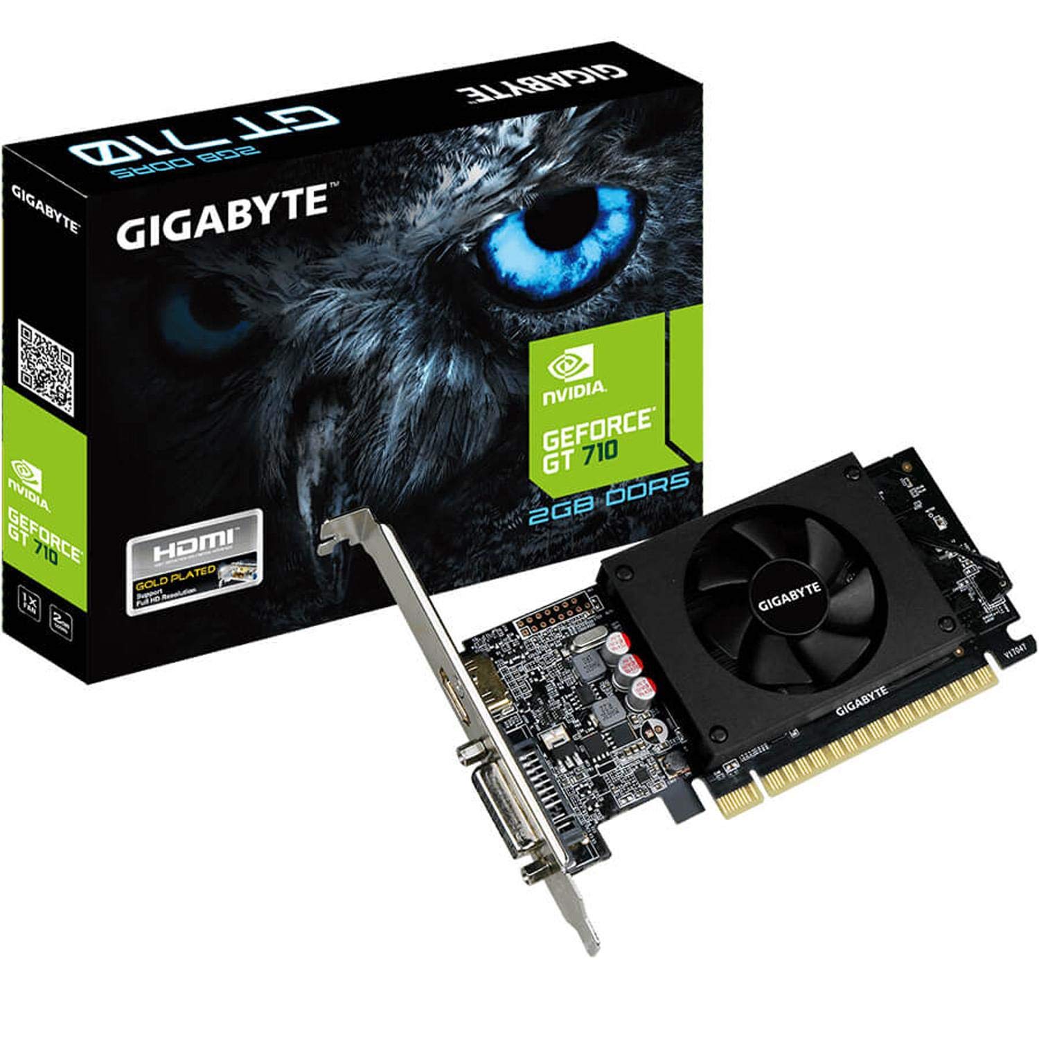 Gigabyte Geforce Gt 710 2Gb Graphic Cards And Support Pci Express 2.0 X8 Bus Interface. Graphic Cards Gv N710D5 2Gl