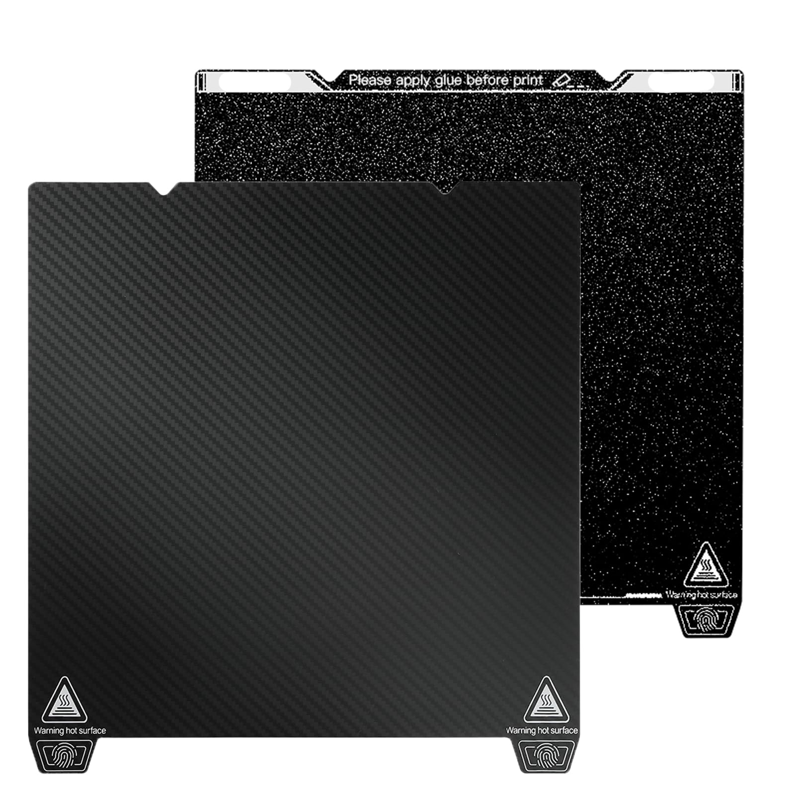 Creality Double Sided Pei + Pet Build Plate For K1, Ender 3 V3, 3D Printer Flexible Spring Steel Build Plate Glossy Pet + Matte