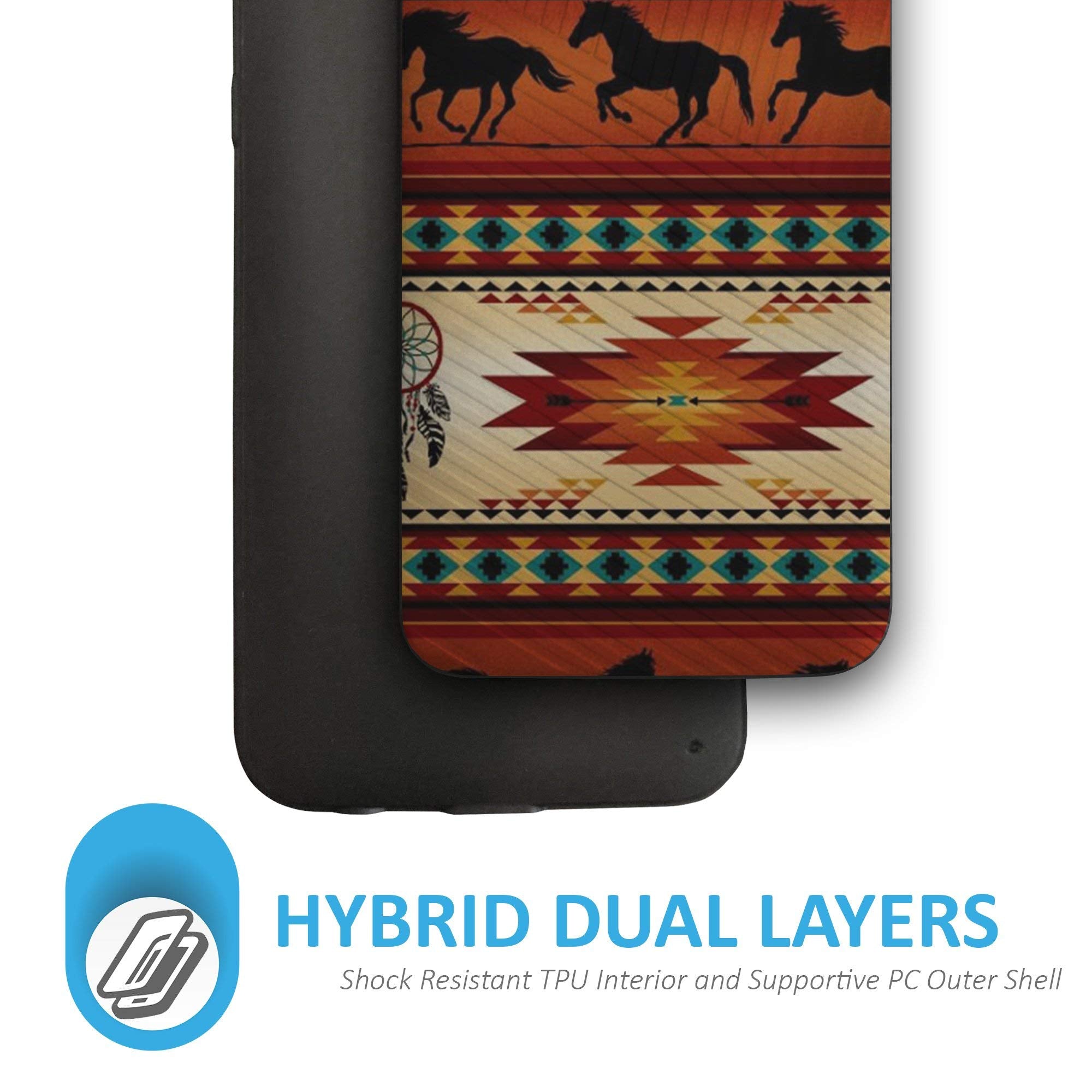 Casesondeck Case Compatible With [Samsung Galaxy Note 9] Textured Tribal Floral Designs On Dual Layer Embossed Slim Cover (Weste